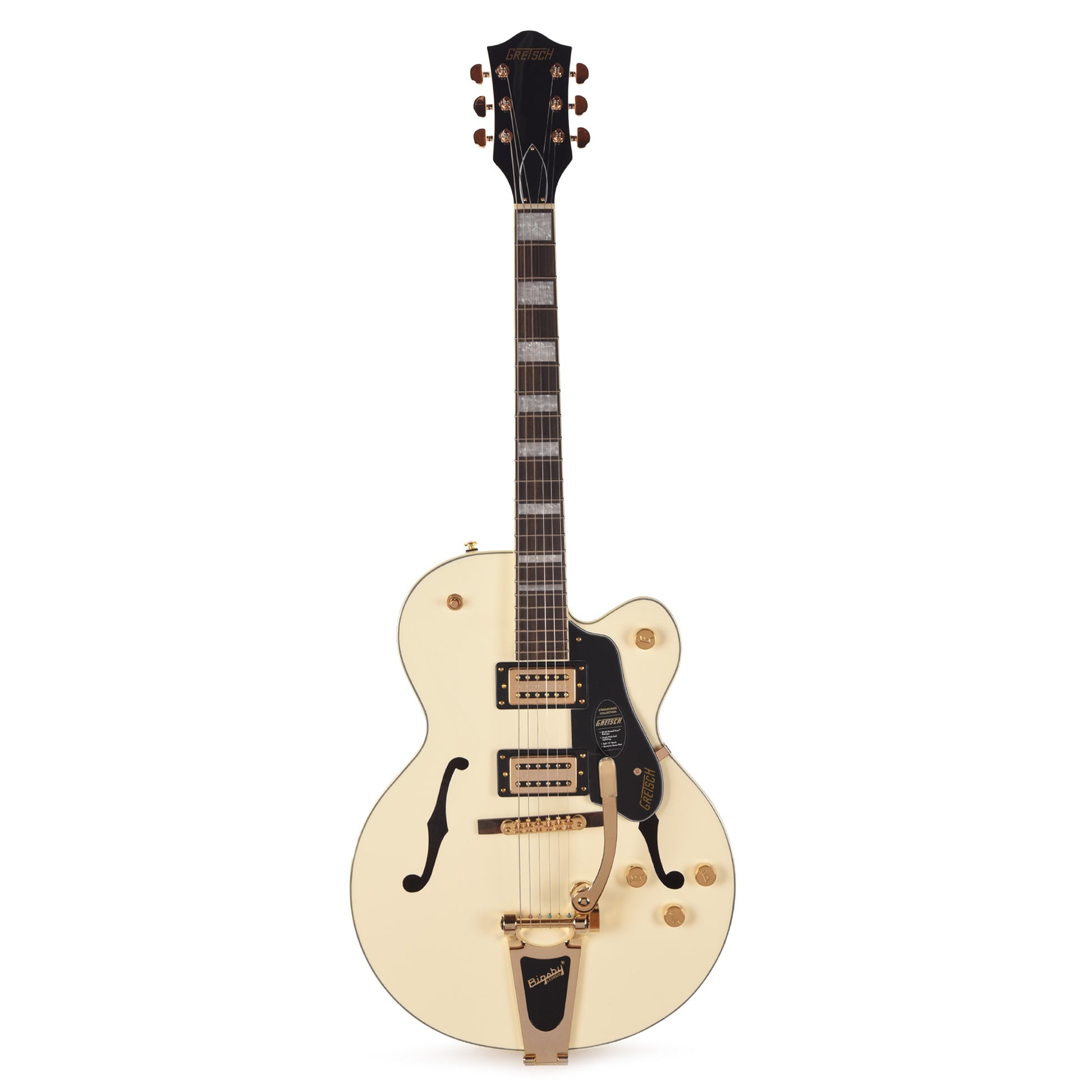 Gretsch G2420TG Streamliner Hollow Body Vintage White w/Bigsby LTD & Broad’Tron BT-3S Pickups Electric Guitars / Hollow Body