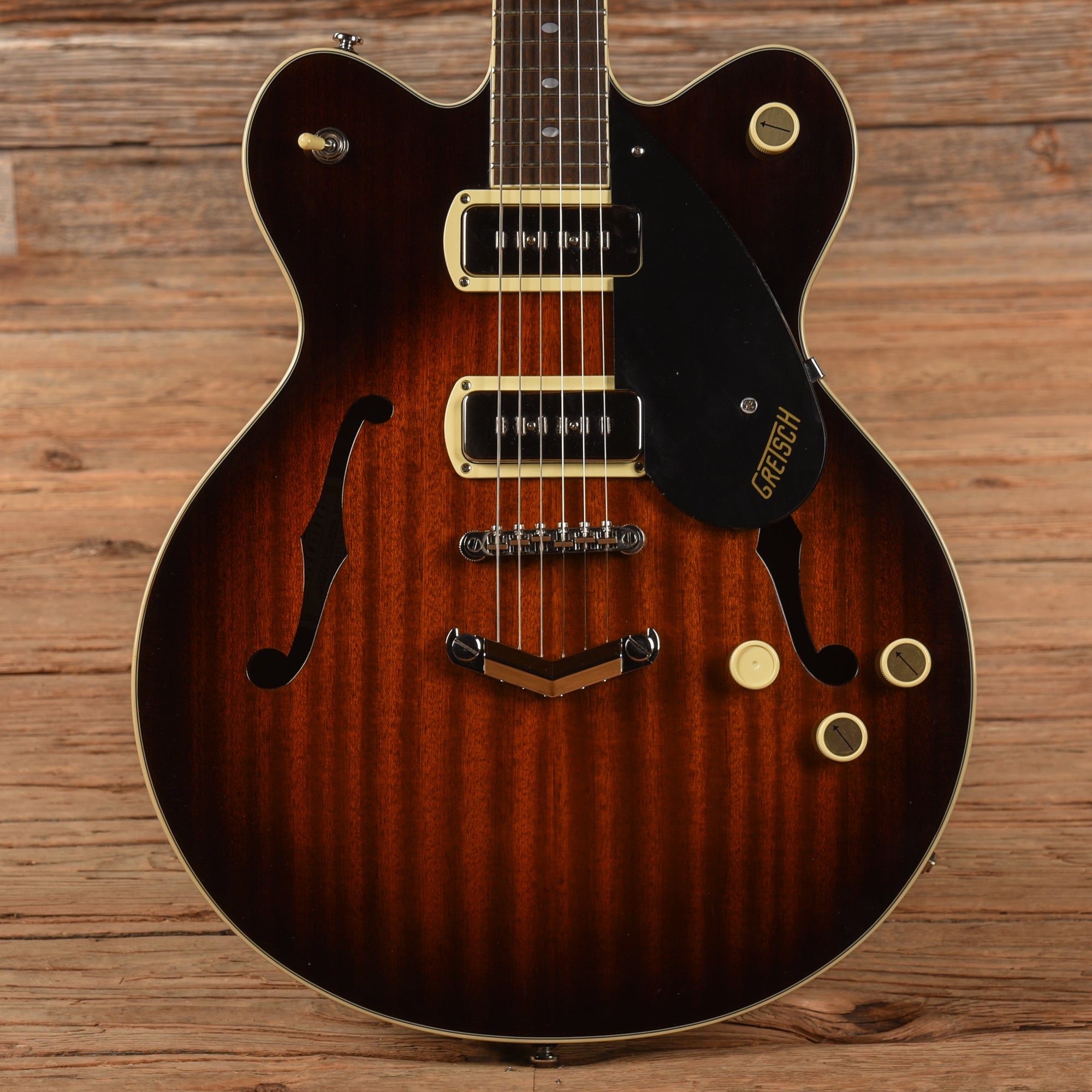 Gretsch G2622-P90 Streamliner Center Block Double Cutaway with V-Stoptail Havana Burst 2021 Electric Guitars / Hollow Body