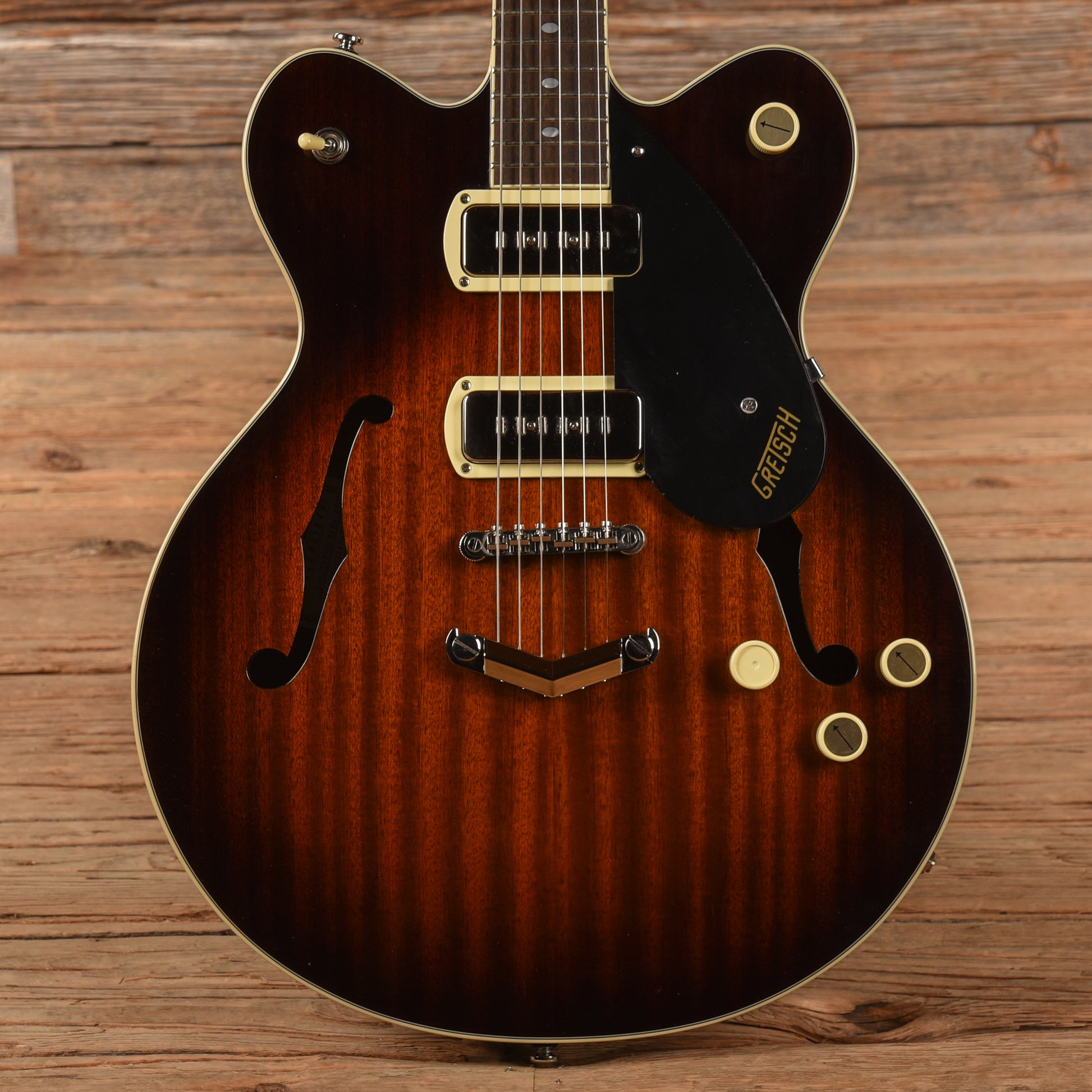 Gretsch G2622-P90 Streamliner Center Block Double Cutaway with V-Stoptail Havana Burst 2021 Electric Guitars / Hollow Body