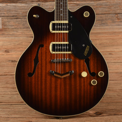Gretsch G2622-P90 Streamliner Center Block Double Cutaway with V-Stoptail Havana Burst 2021 Electric Guitars / Hollow Body