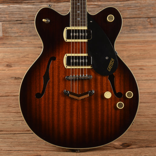 Gretsch G2622-P90 Streamliner Center Block Double Cutaway with V-Stoptail Havana Burst 2021 Electric Guitars / Hollow Body