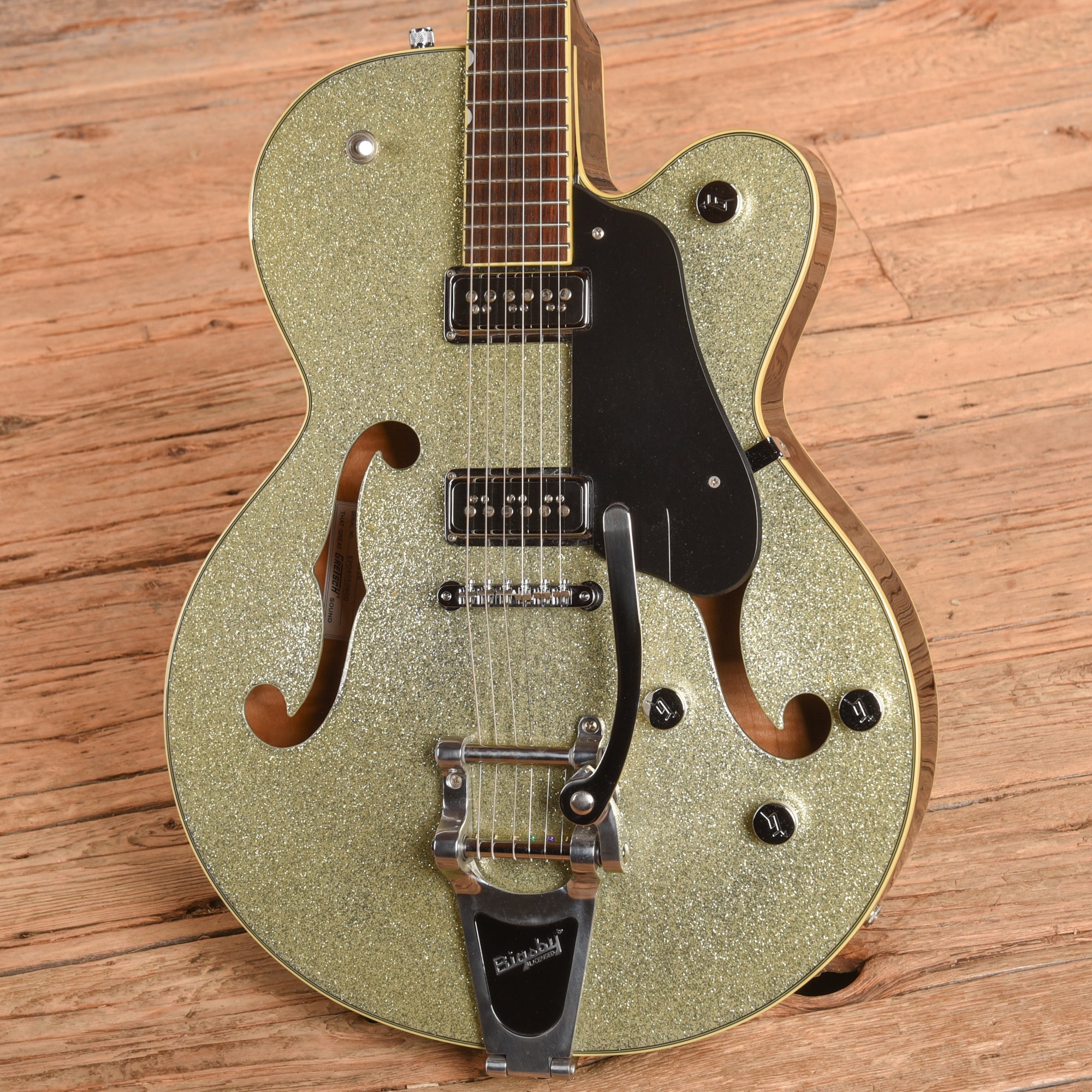 Gretsch G5126 Electromatic Hollow Body Silver Sparkle 2004 Electric Guitars / Hollow Body