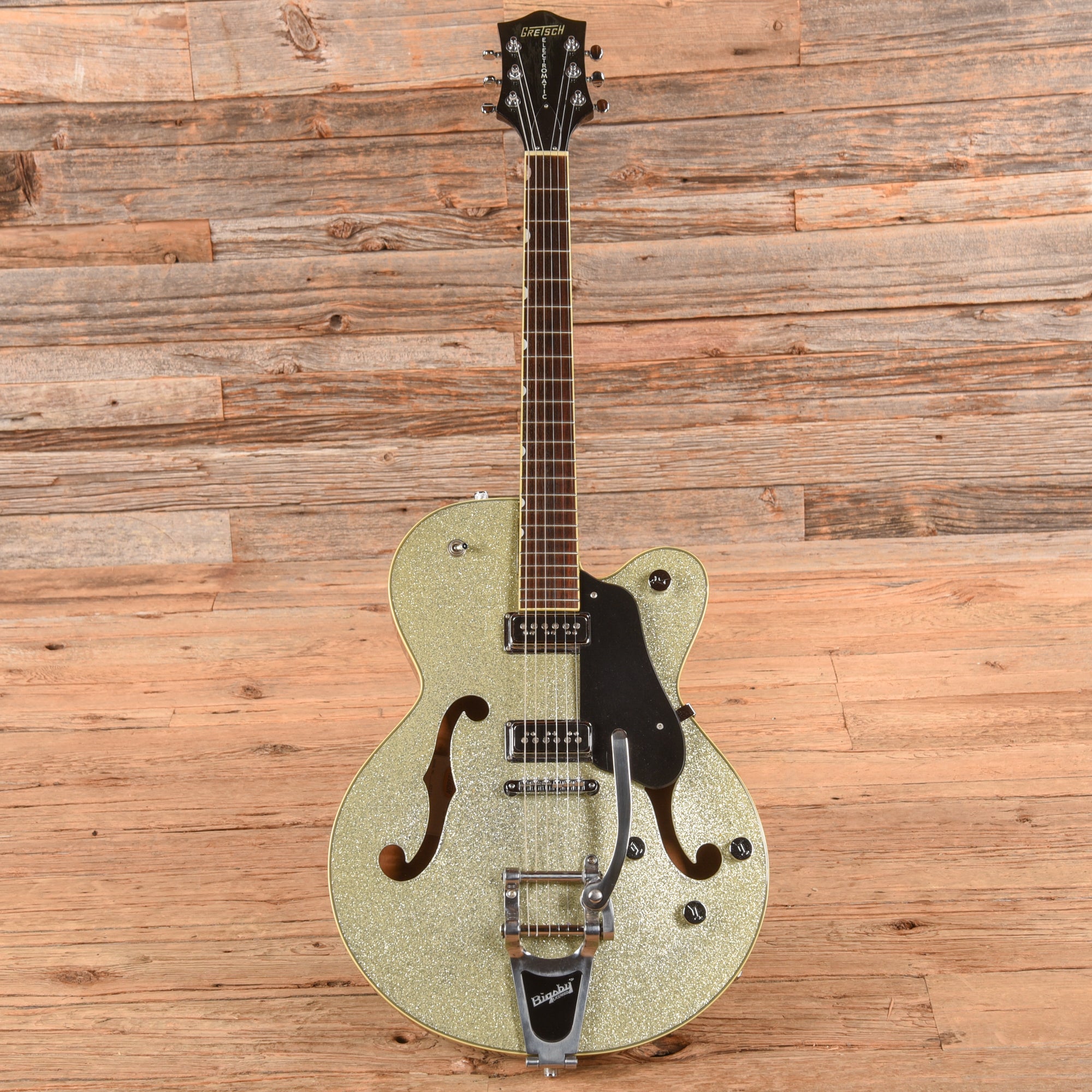Gretsch G5126 Electromatic Hollow Body Silver Sparkle 2004 Electric Guitars / Hollow Body