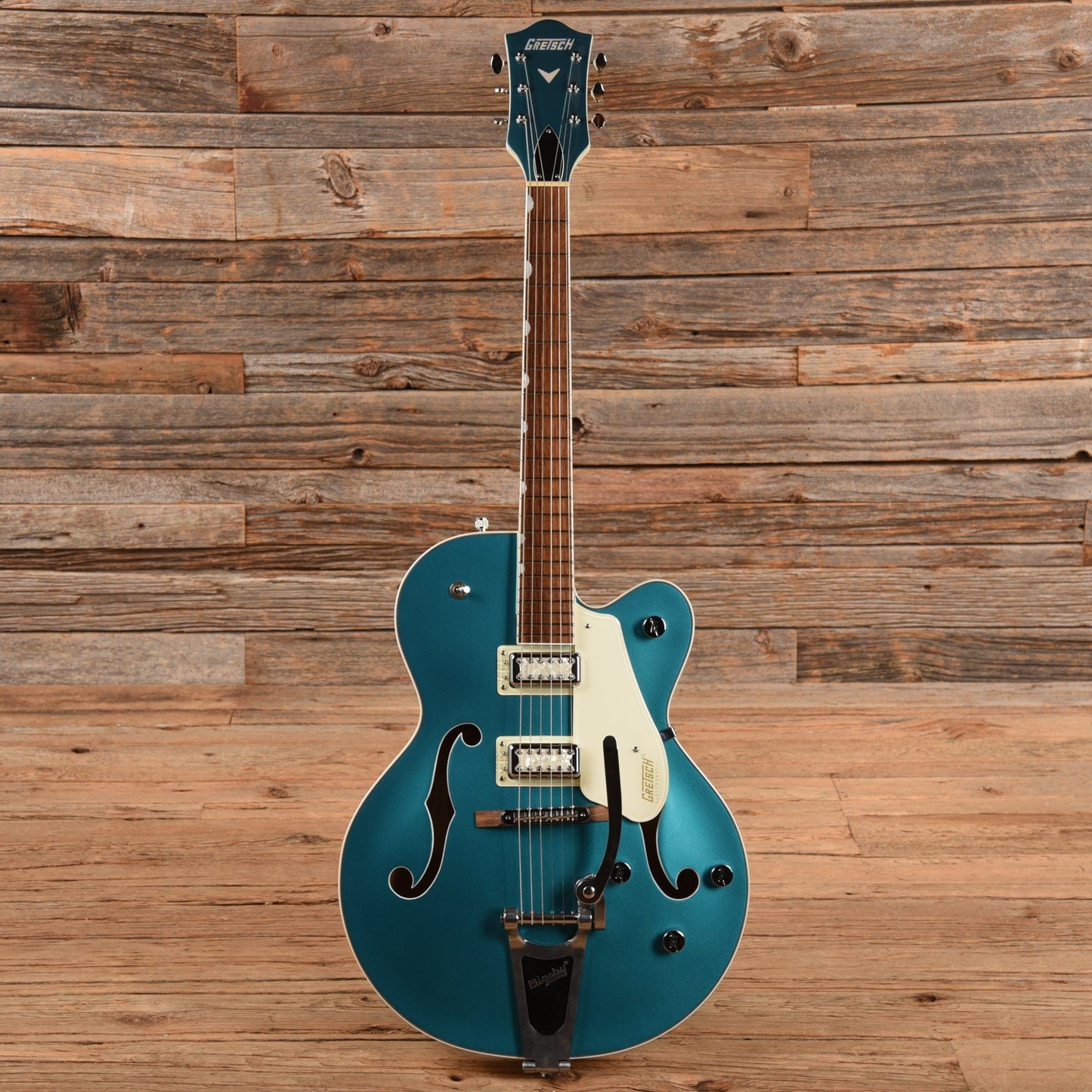 Gretsch G5410T Electromatic Tri-Five Two Tone Ocean Turquoise/Vintage White 2020 Electric Guitars / Hollow Body