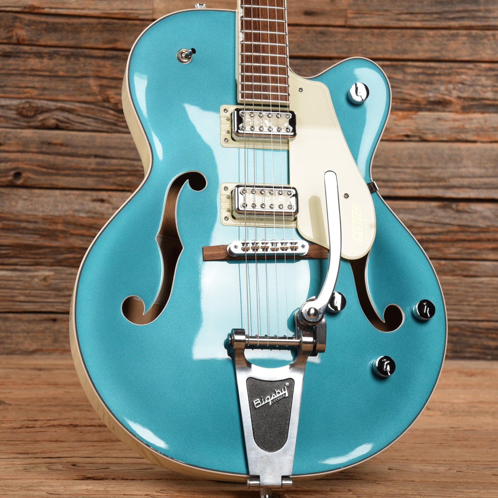 Gretsch G5410T Electromatic Tri-Five Two Tone Ocean Turquoise/Vintage White 2020 Electric Guitars / Hollow Body