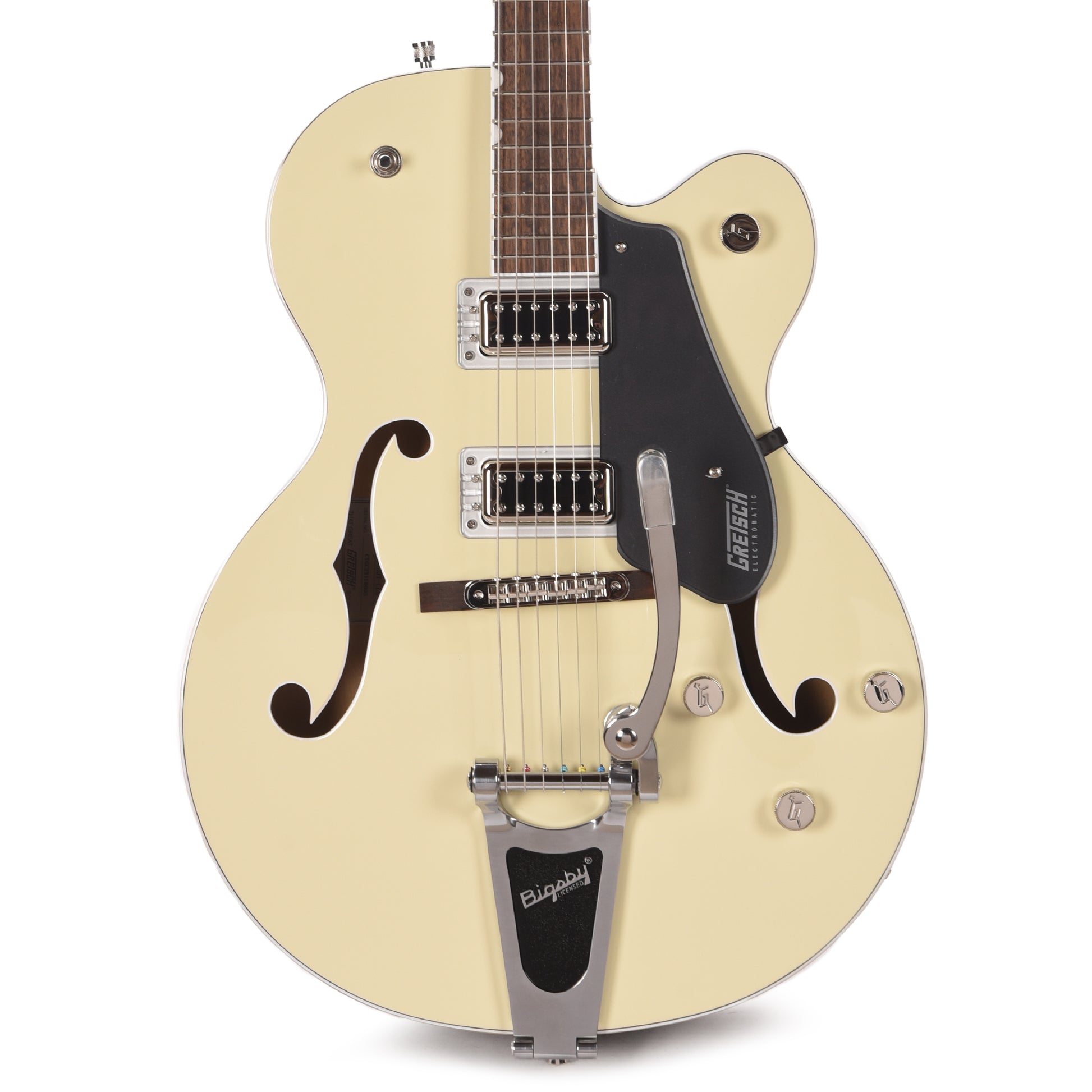 Gretsch G5420T Electromatic Classic Hollow Body Single-Cut with Bigsby Two-Tone Vintage White/London Grey Electric Guitars / Hollow Body
