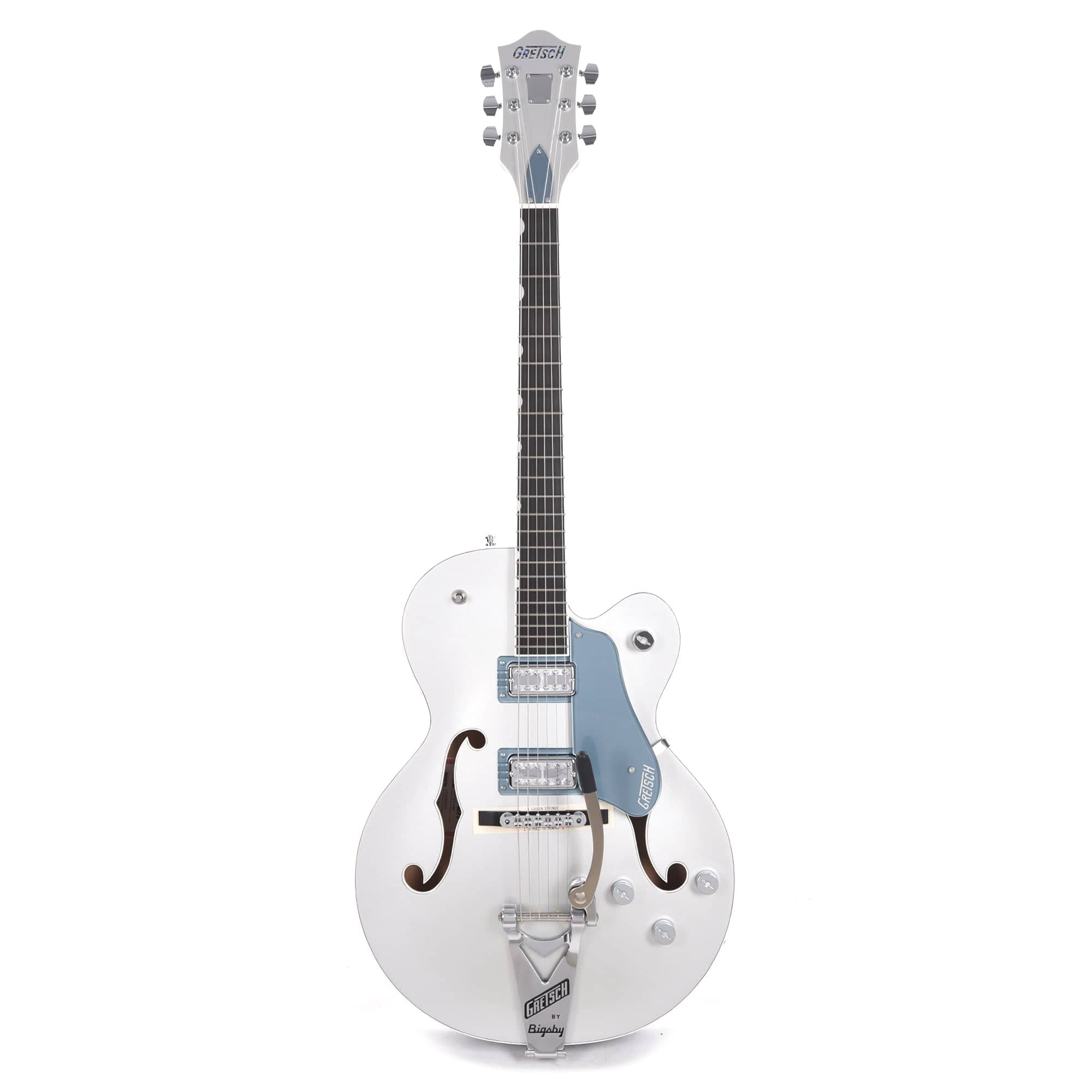 Gretsch G6118T-140 LTD 140th Double Platinum Anniversary with Bigsby Two-Tone Pure Platinum/Stone Platinum Electric Guitars / Hollow Body