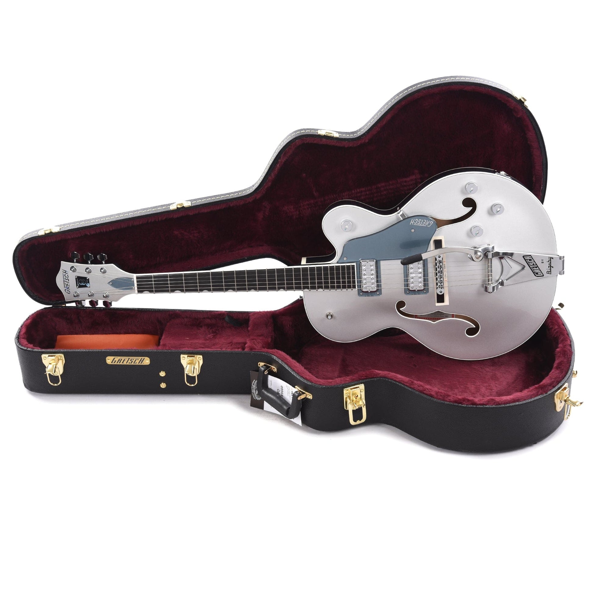 Gretsch G6118T-140 LTD 140th Double Platinum Anniversary with Bigsby Two-Tone Pure Platinum/Stone Platinum Electric Guitars / Hollow Body