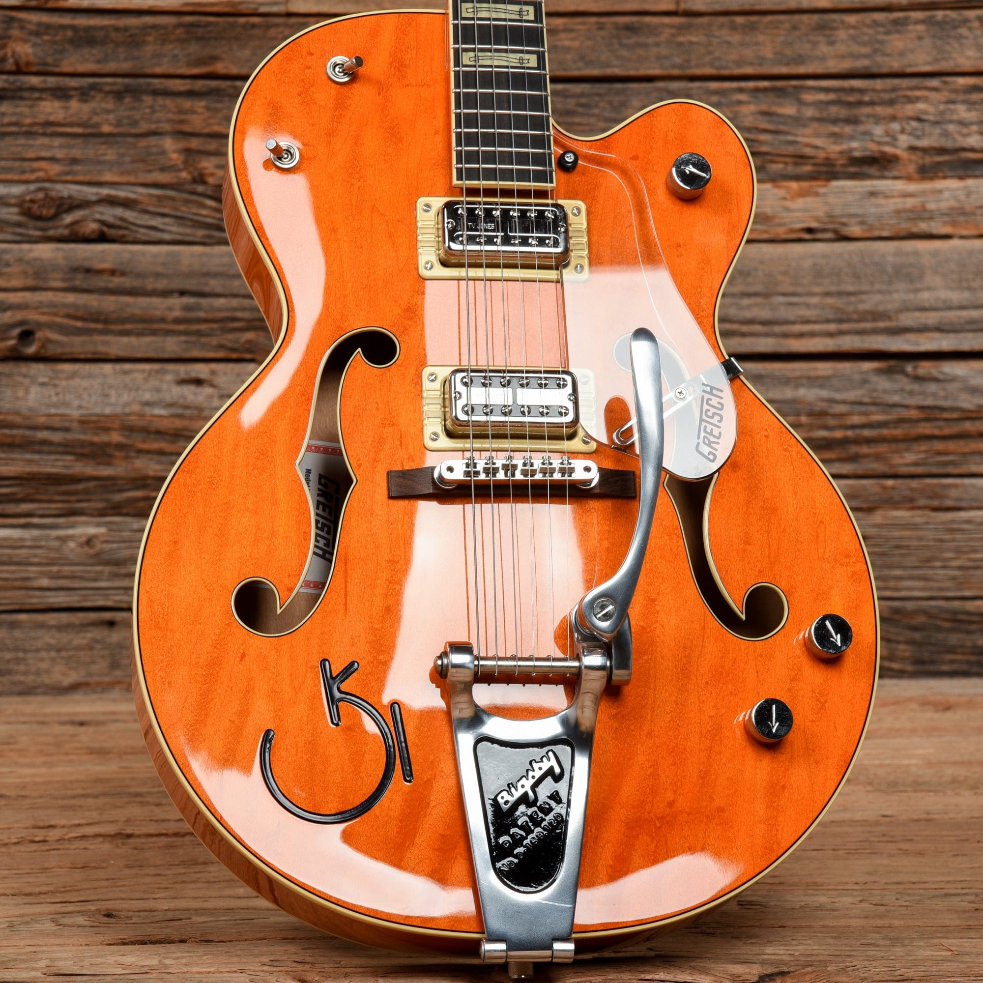Gretsch G6120RHH Reverend Horton Heat Orange Stain Lacquer 2017 Electric Guitars / Hollow Body