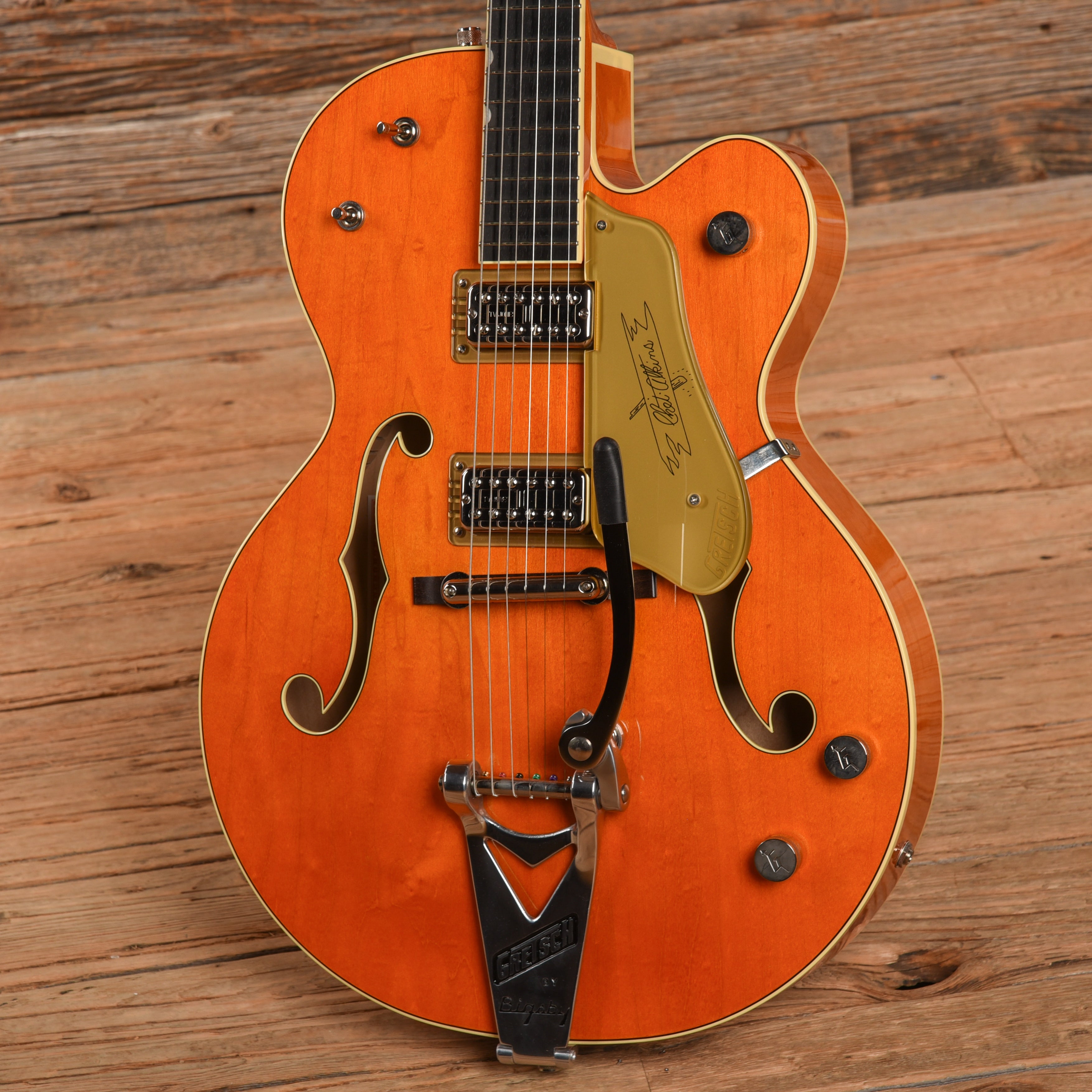 Gretsch G6120T-59 Vintage Select 59 Chet Atkins Orange Stain Electric Guitars / Hollow Body