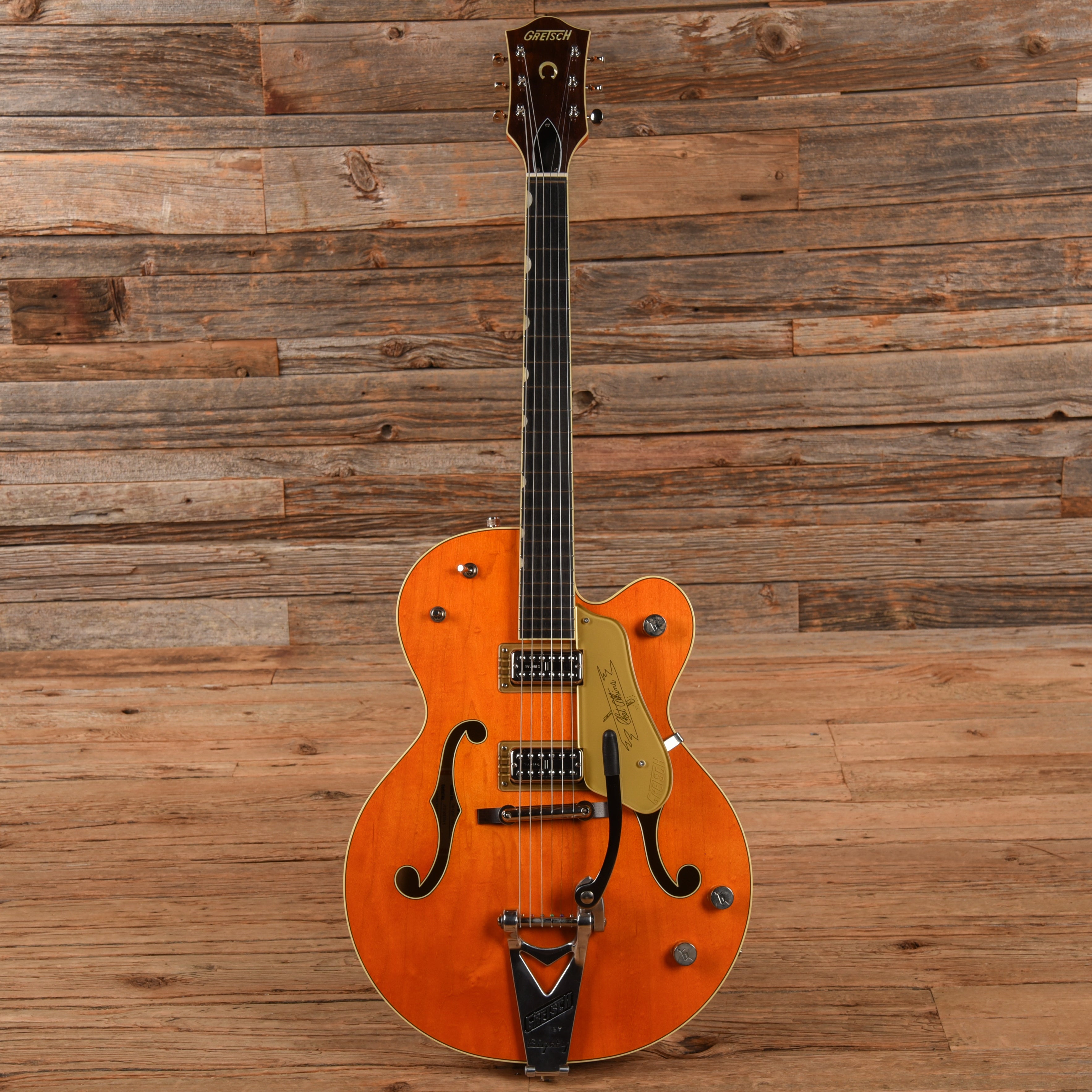 Gretsch G6120T-59 Vintage Select 59 Chet Atkins Orange Stain Electric Guitars / Hollow Body