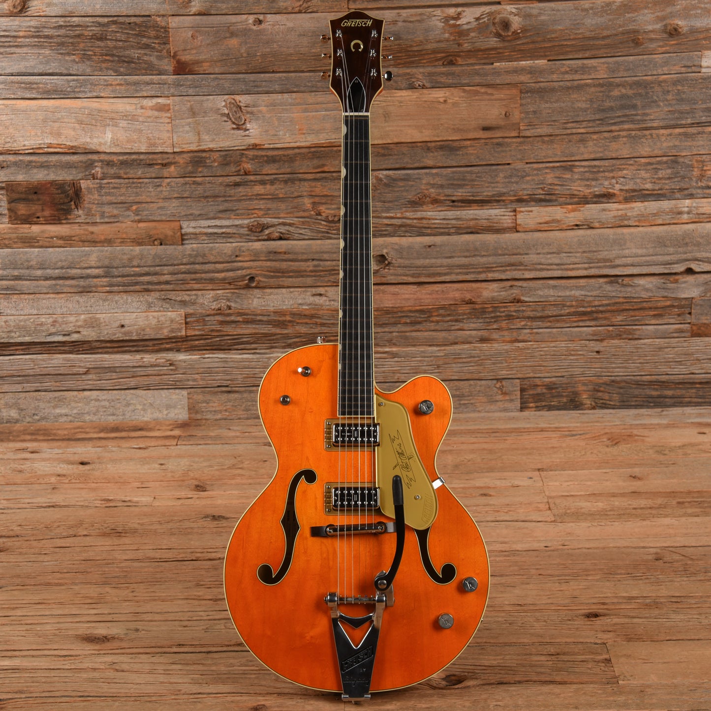 Gretsch G6120T-59 Vintage Select 59 Chet Atkins Orange Stain Electric Guitars / Hollow Body