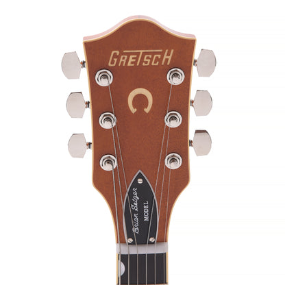 Gretsch G6120T-BSSMK Brian Setzer Signature Nashville Hollow Body '59 "Smoke" Smoke Orange Electric Guitars / Hollow Body