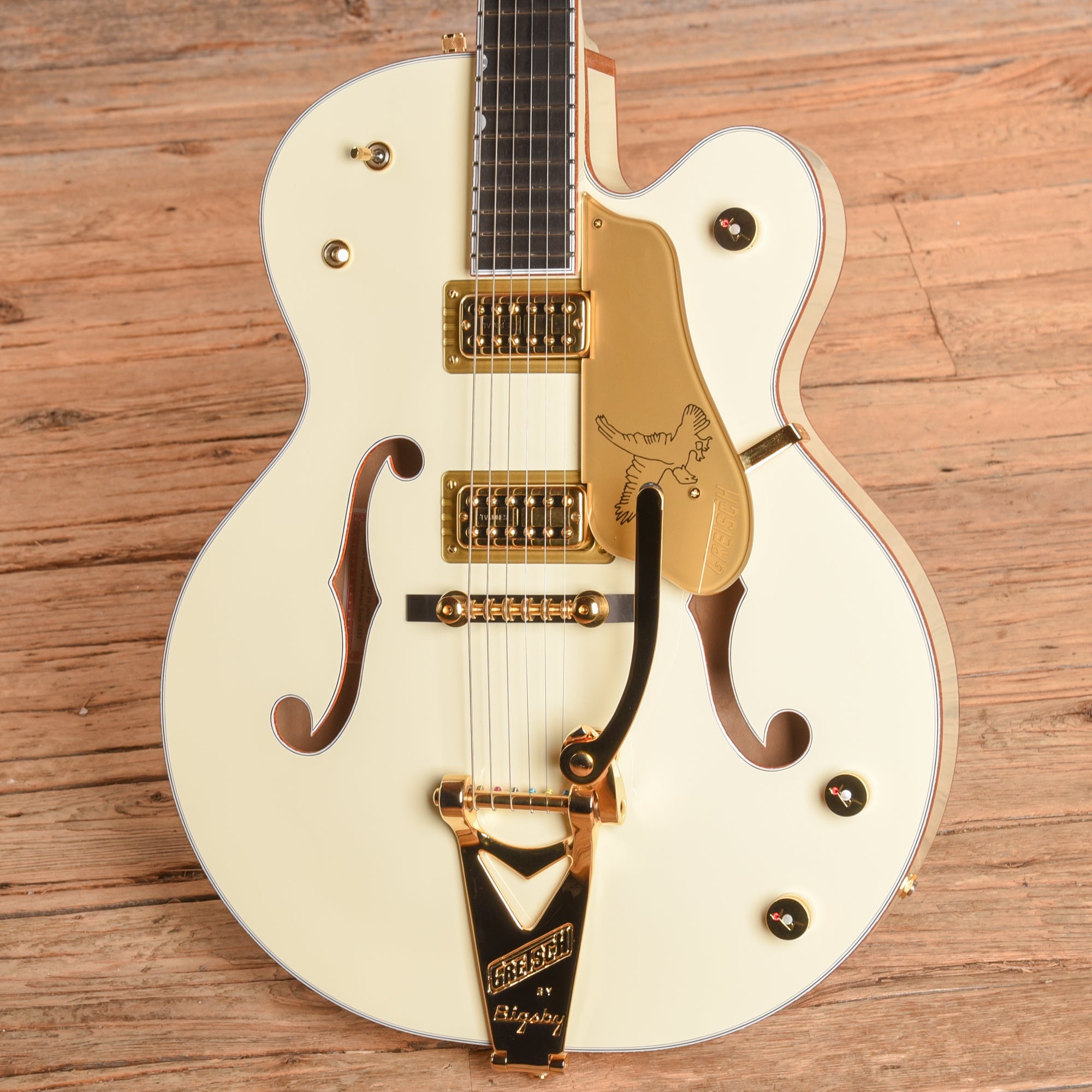 Gretsch G6136T-59 Vintage Select '59 Falcon with Bigsby White 2024 Electric Guitars / Hollow Body