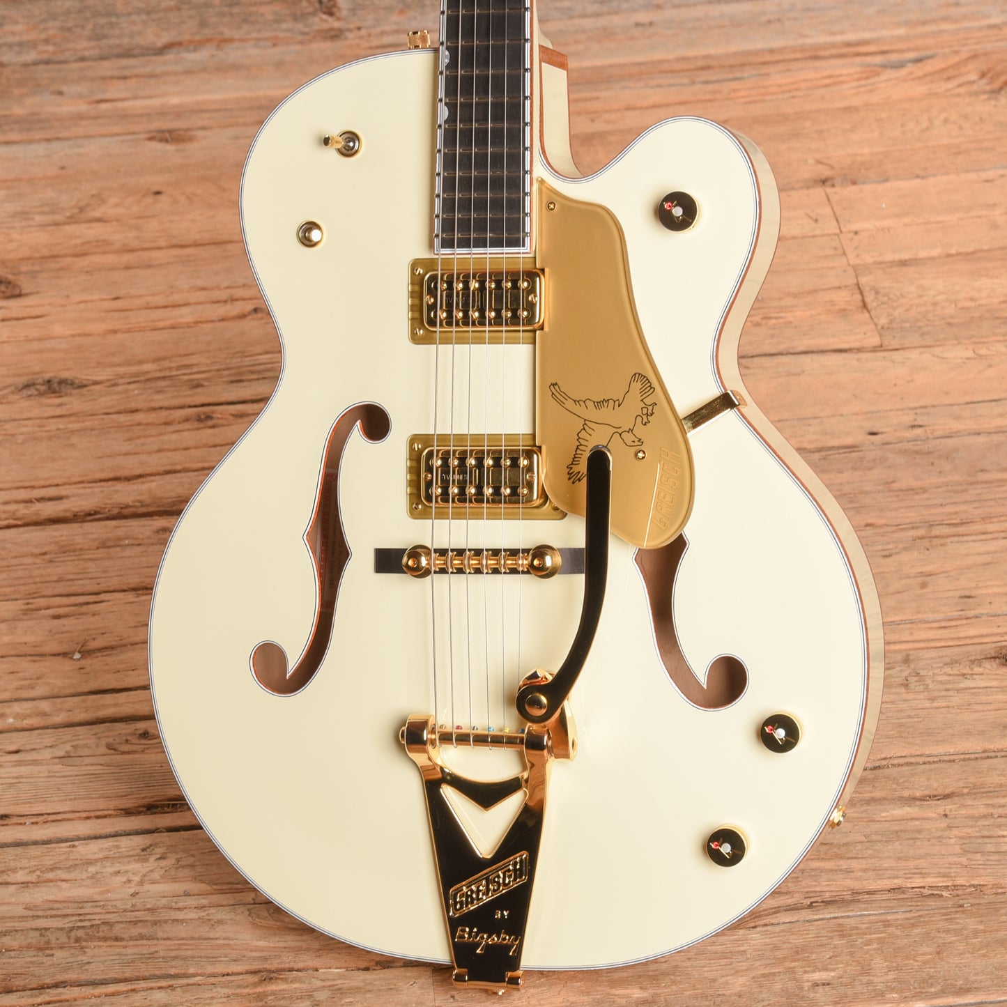 Gretsch G6136T-59 Vintage Select '59 Falcon with Bigsby White 2024 Electric Guitars / Hollow Body