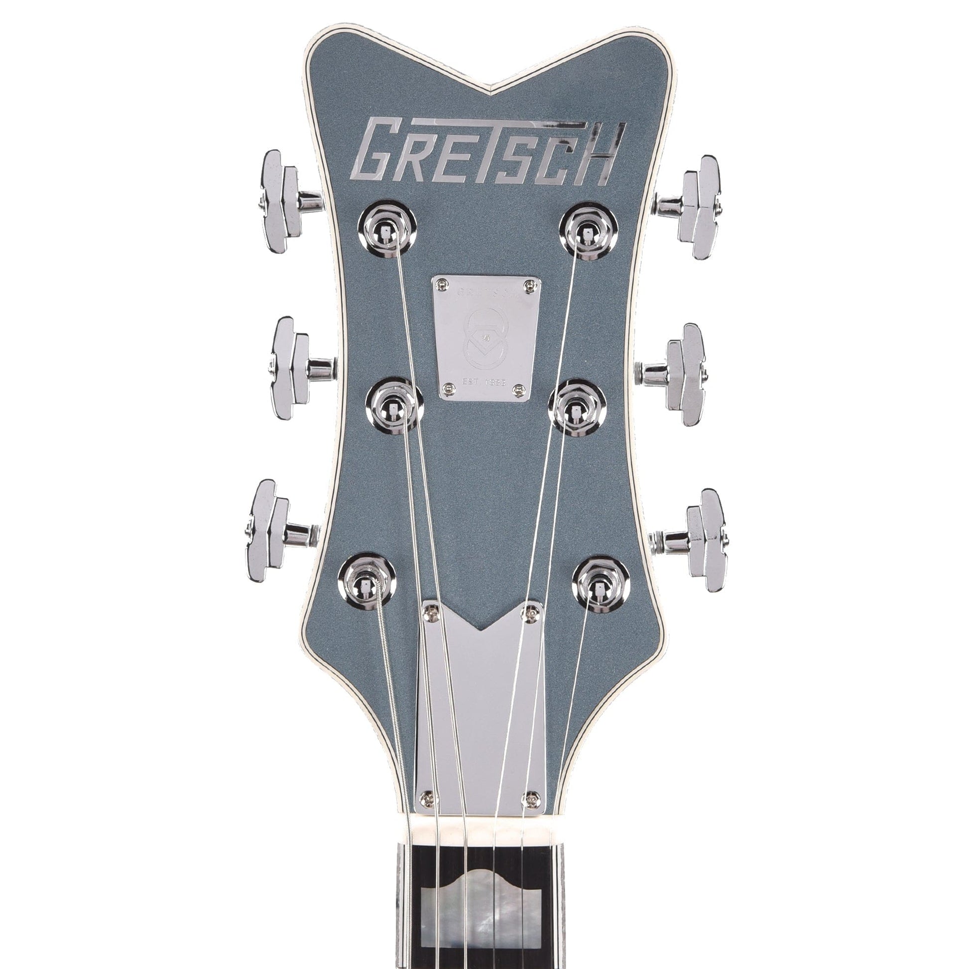 Gretsch G6136T LTD 140th Double Platinum Falcon with String-Thru Bigsby Two-Tone Stone Platinum/Pure Platinum Electric Guitars / Hollow Body