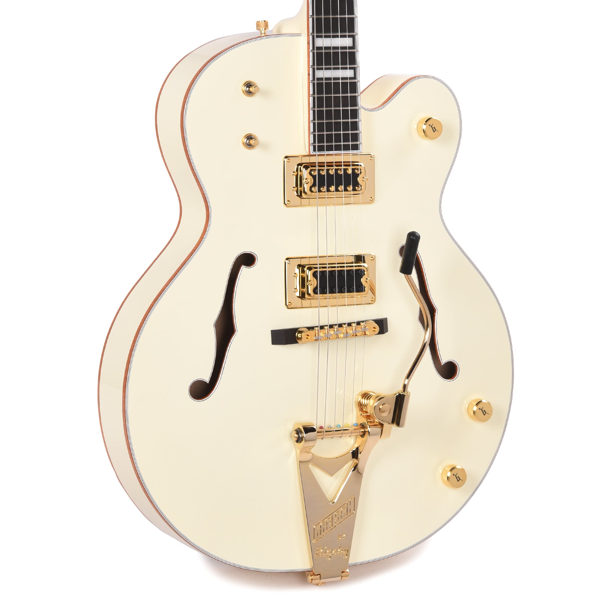 Gretsch G8424T Billy Duffy Signature Falcon LTD Hollow Body with Bigsby Vintage White Lacquer Electric Guitars / Hollow Body