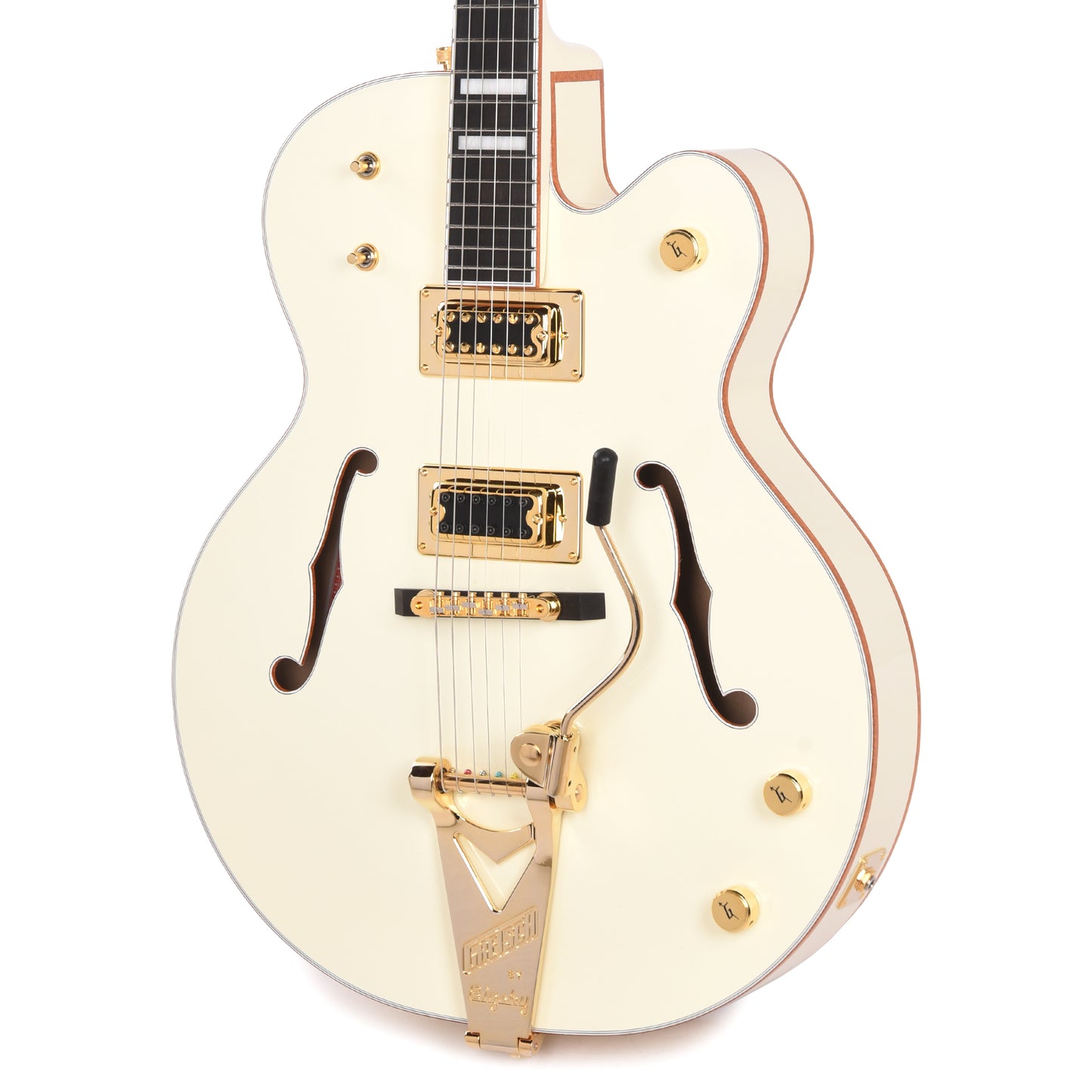 Gretsch G8424T Billy Duffy Signature Falcon LTD Hollow Body with Bigsby Vintage White Lacquer Electric Guitars / Hollow Body