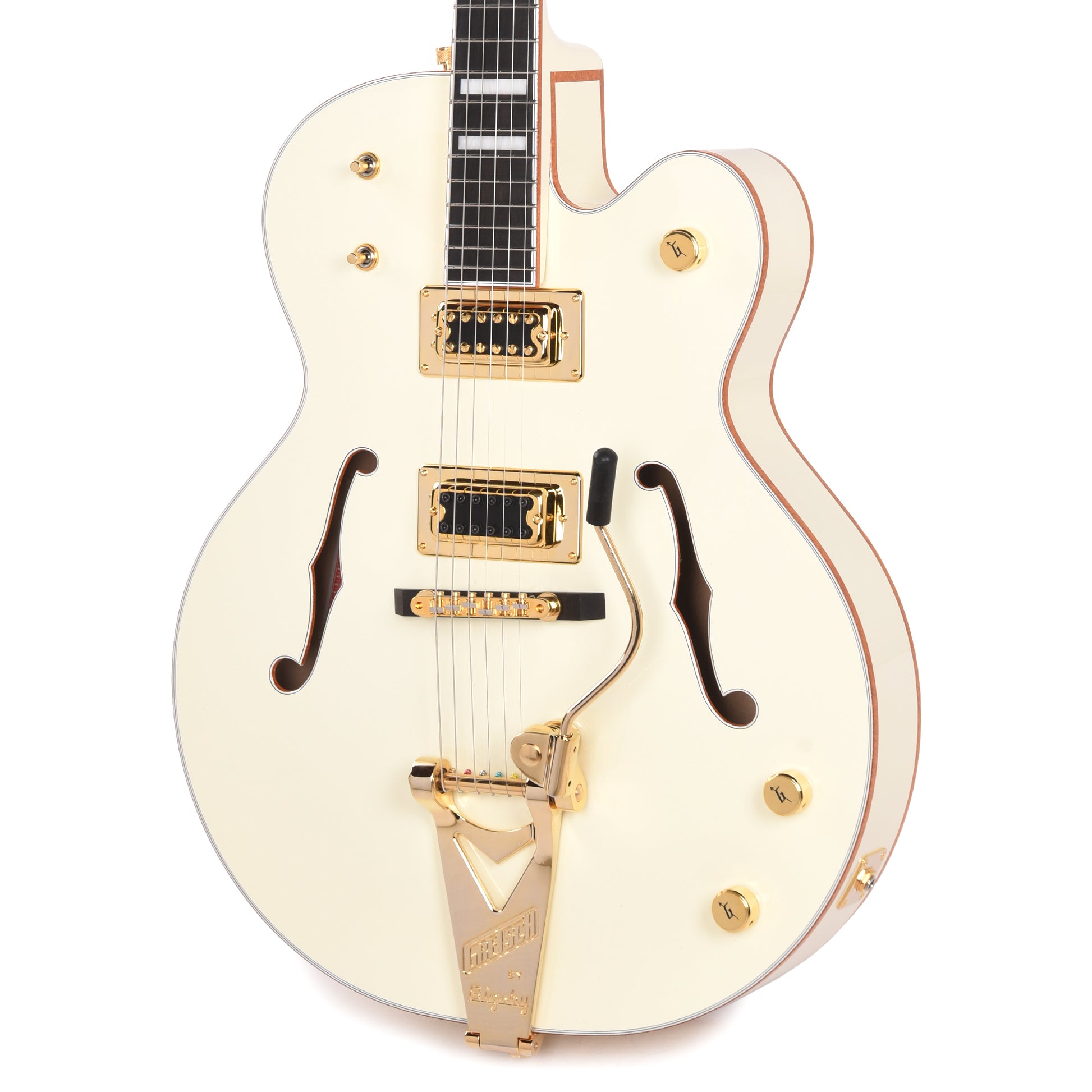 Gretsch G8424T Billy Duffy Signature Falcon LTD Hollow Body with Bigsby Vintage White Lacquer Electric Guitars / Hollow Body