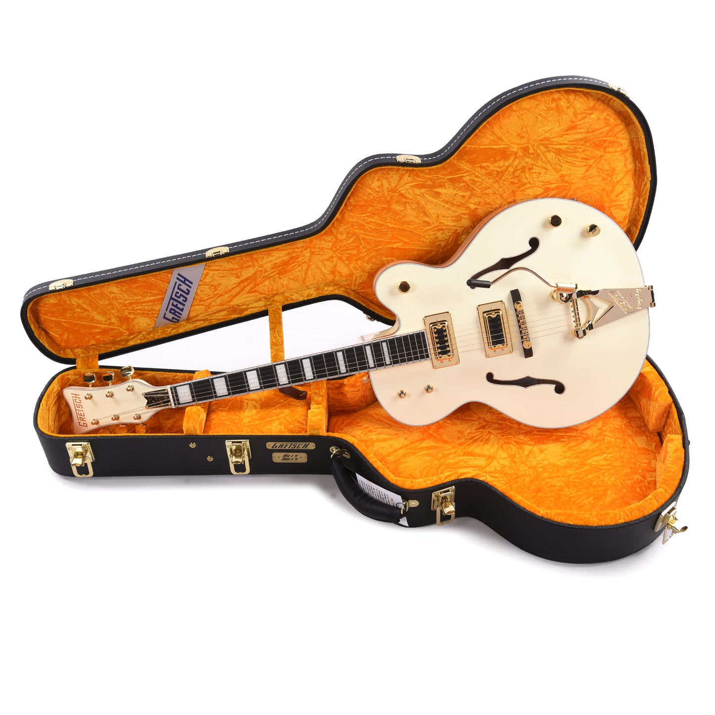 Gretsch G8424T Billy Duffy Signature Falcon LTD Hollow Body with Bigsby Vintage White Lacquer Electric Guitars / Hollow Body