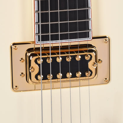 Gretsch G8424T Billy Duffy Signature Falcon LTD Hollow Body with Bigsby Vintage White Lacquer Electric Guitars / Hollow Body