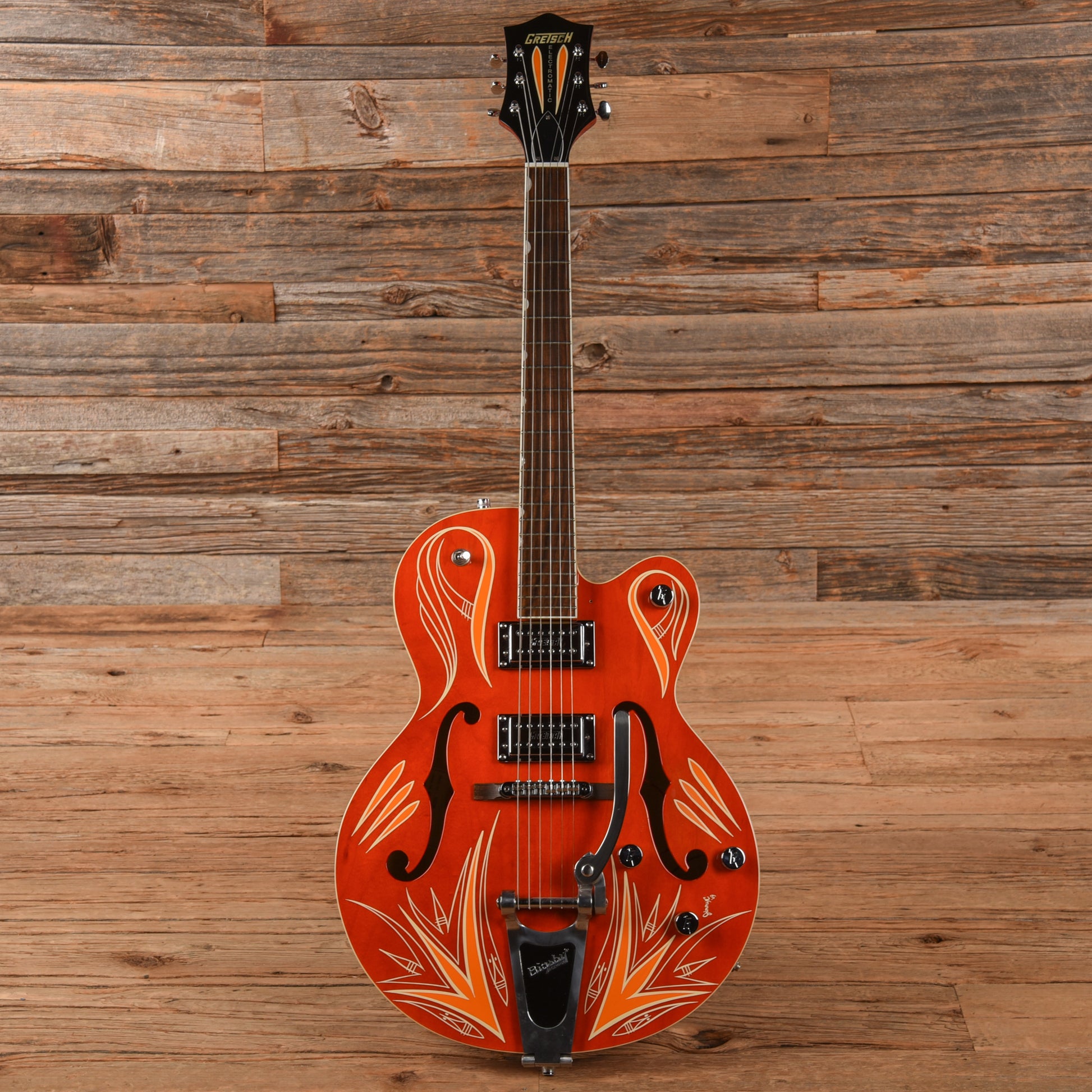 Gretsch Limited Edition G5120 Jimmy C Pinstripe Orange 2009 Electric Guitars / Hollow Body