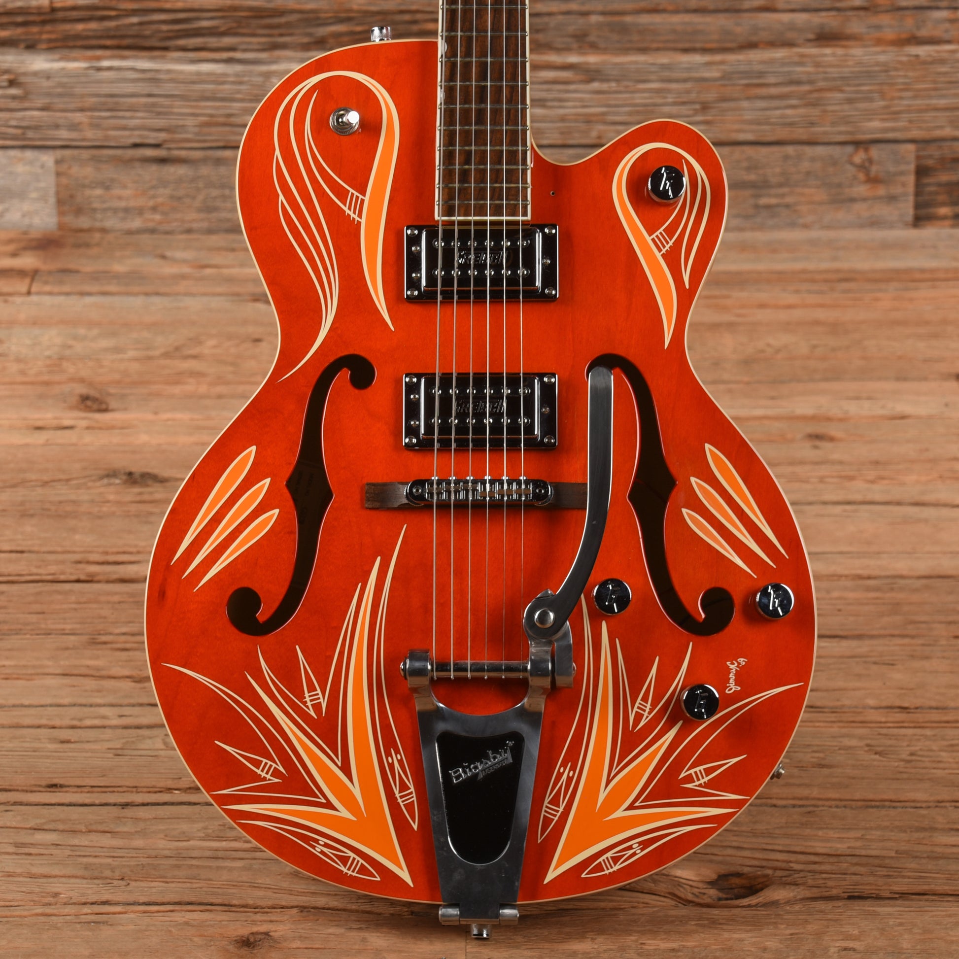 Gretsch Limited Edition G5120 Jimmy C Pinstripe Orange 2009 Electric Guitars / Hollow Body