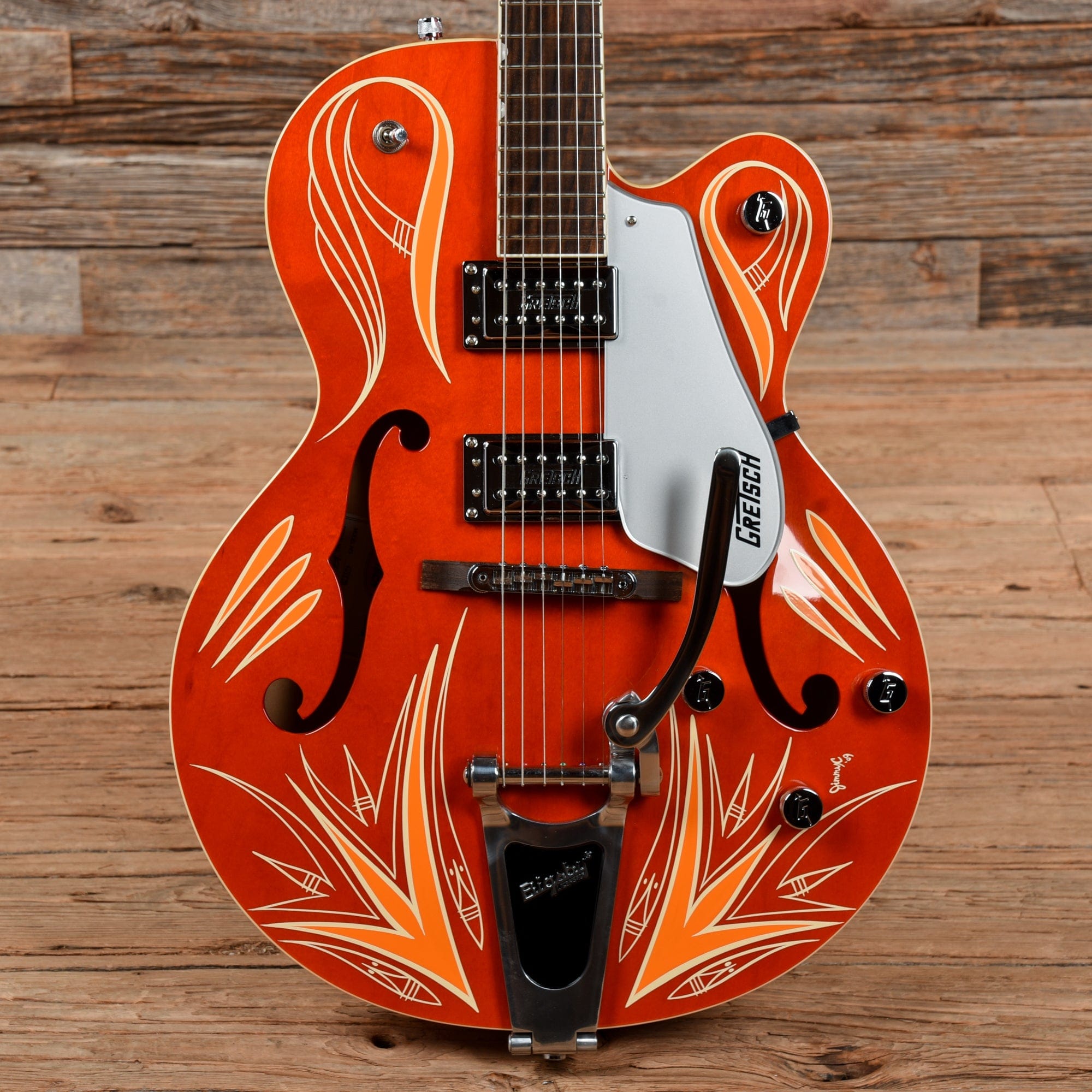 Gretsch Limited Edition G5120 Jimmy C Pinstripe Orange 2009 Electric Guitars / Hollow Body