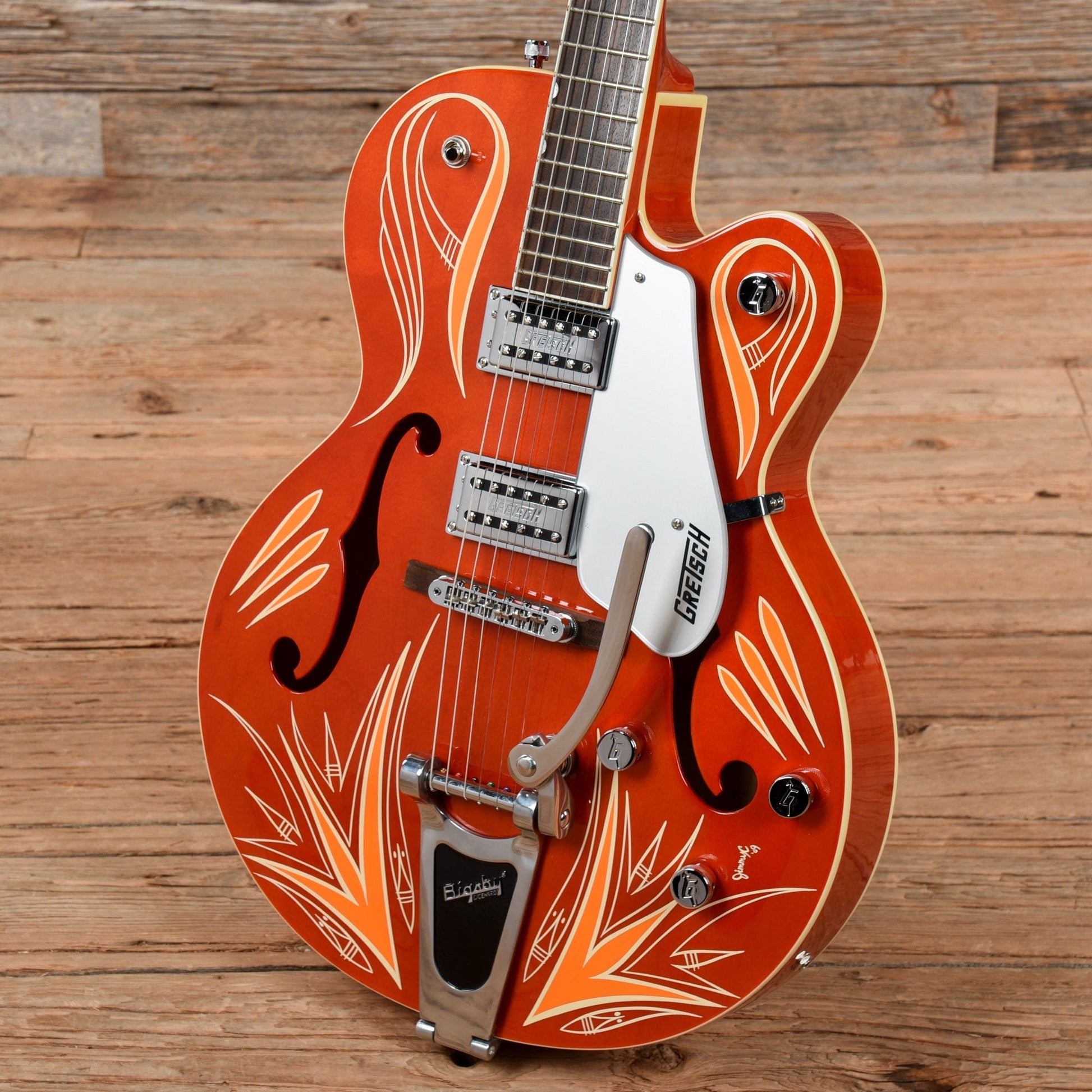 Gretsch Limited Edition G5120 Jimmy C Pinstripe Orange 2009 Electric Guitars / Hollow Body