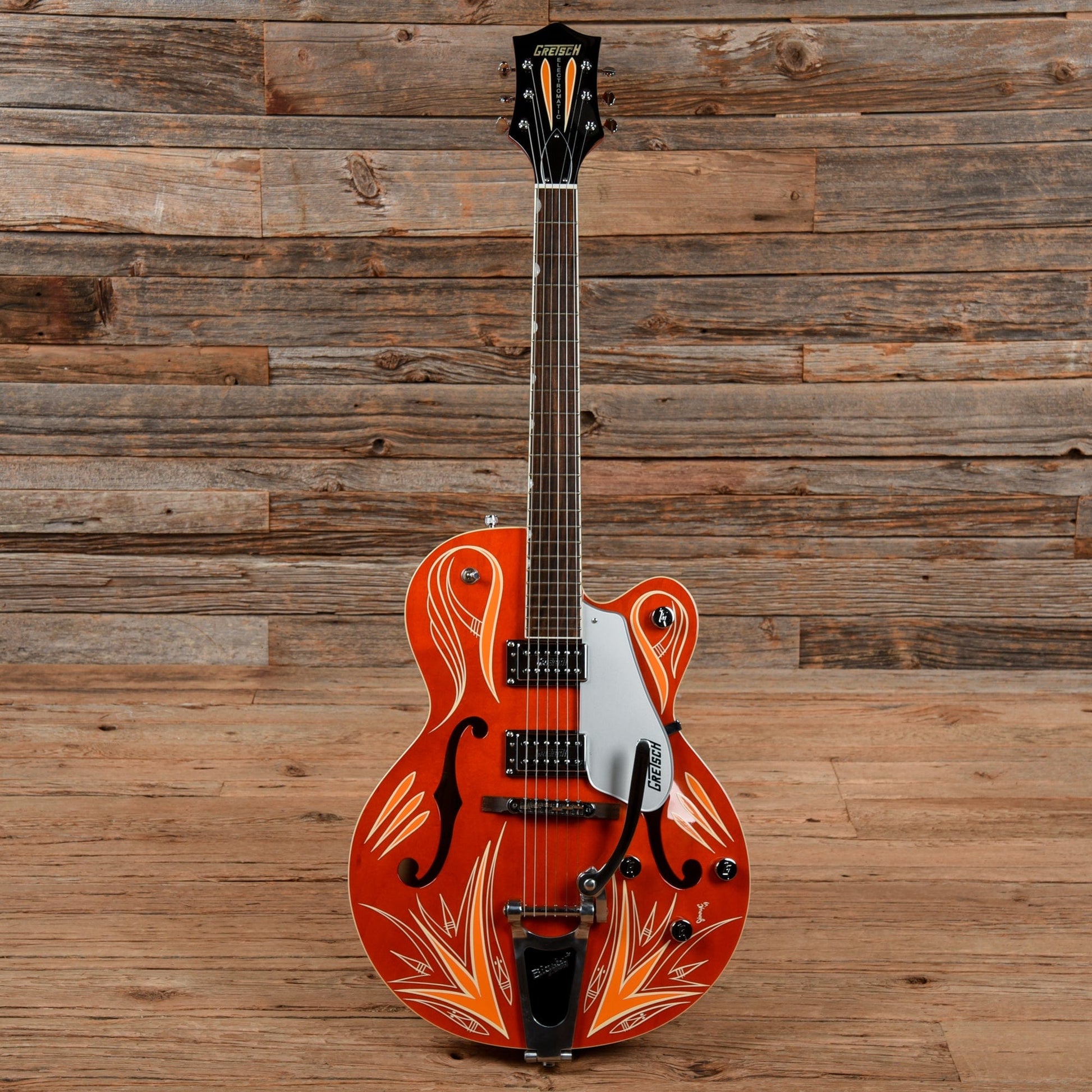 Gretsch Limited Edition G5120 Jimmy C Pinstripe Orange 2009 Electric Guitars / Hollow Body