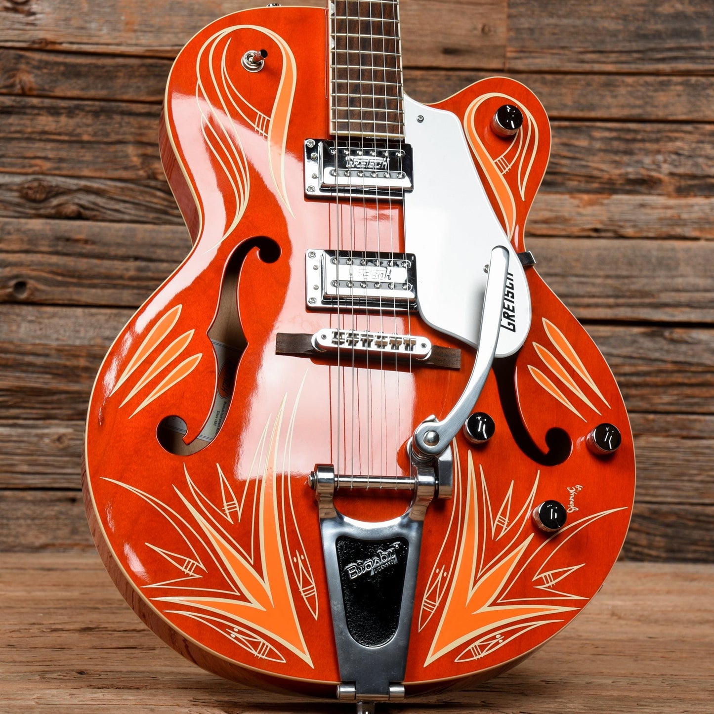 Gretsch Limited Edition G5120 Jimmy C Pinstripe Orange 2009 Electric Guitars / Hollow Body