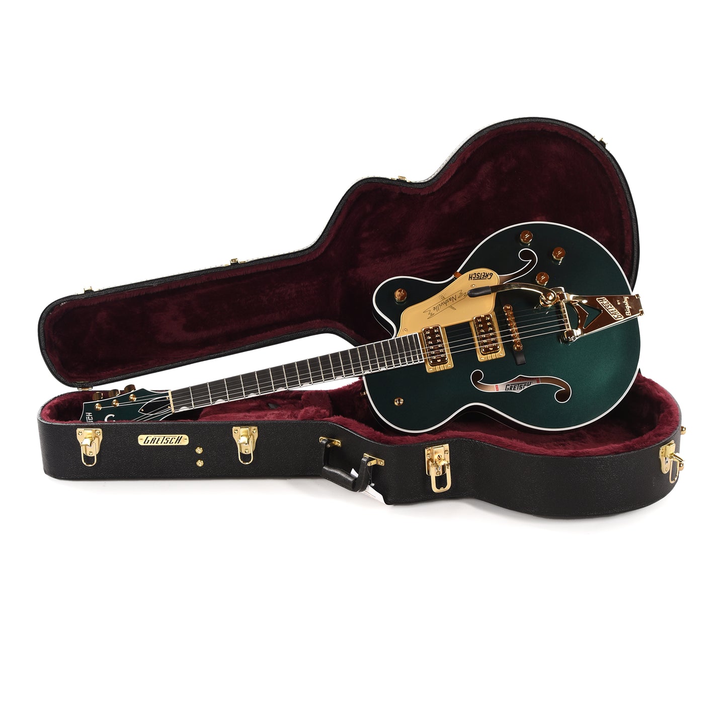 Gretsch Nashville Hollow Body with String-Thru Bigsby Cadillac Green Electric Guitars / Hollow Body