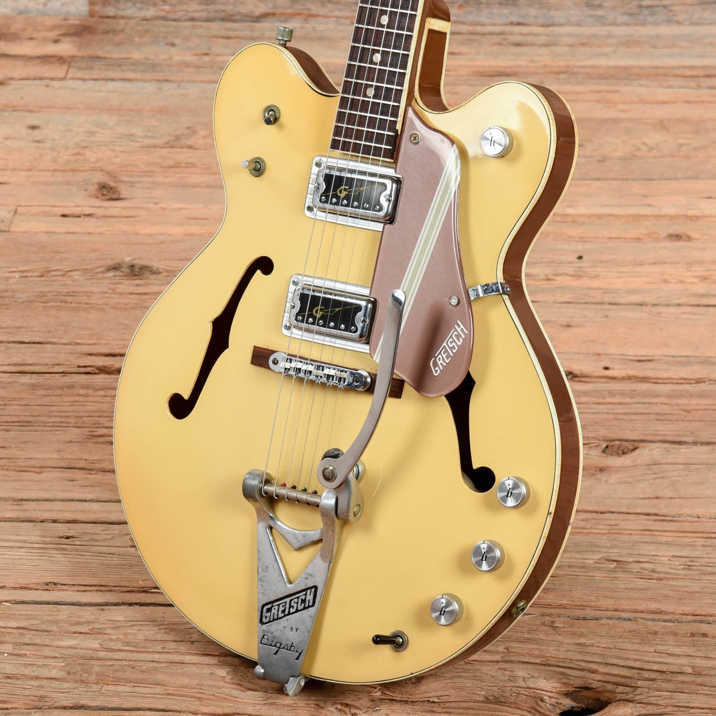 Gretsch Rally Bamboo Yellow 1968 Electric Guitars / Hollow Body
