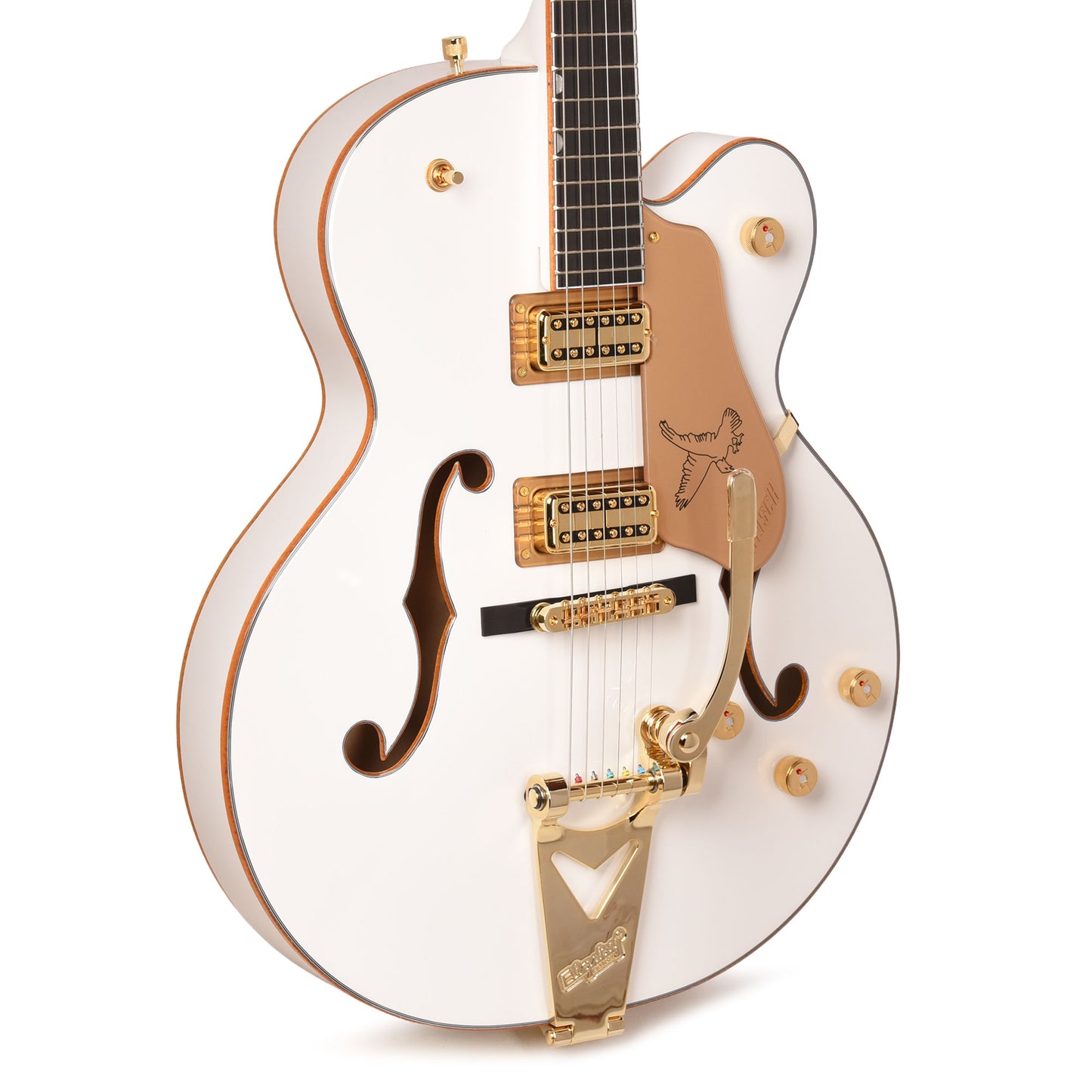 Gretsch Synchromatic Falcon Hollow Body Single-Cut Snowcrest White w/Bigsby Electric Guitars / Hollow Body