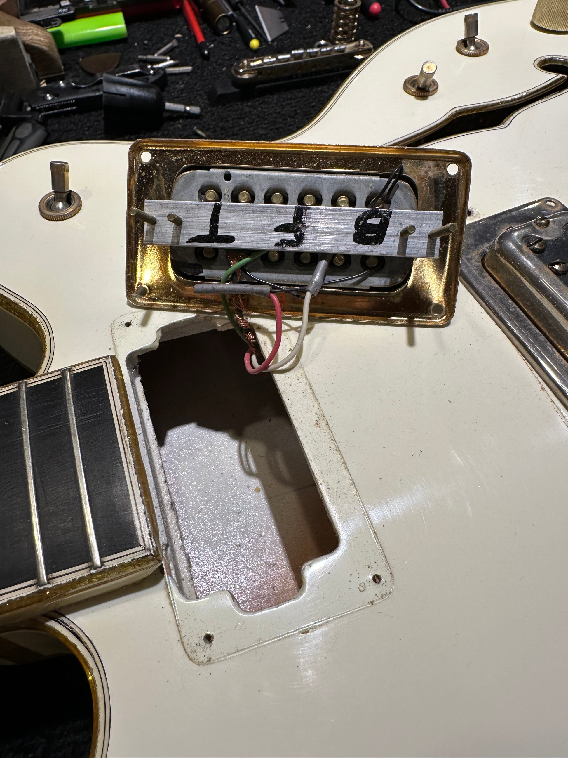 Gretsch White Falcon Stereo White 1974 Electric Guitars / Hollow Body