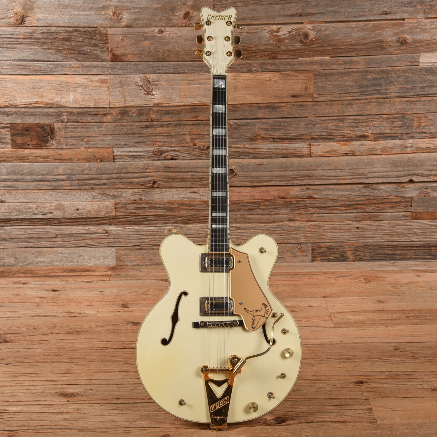 Gretsch White Falcon Stereo White 1974 Electric Guitars / Hollow Body
