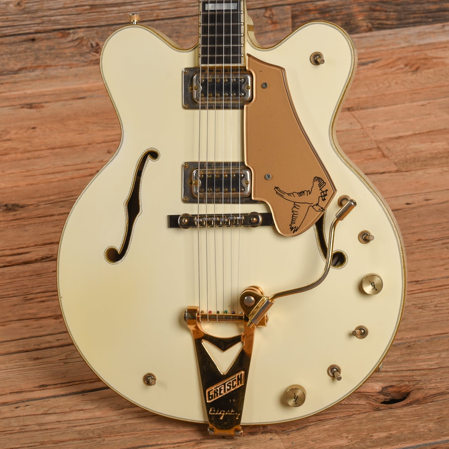 Gretsch White Falcon Stereo White 1974 Electric Guitars / Hollow Body