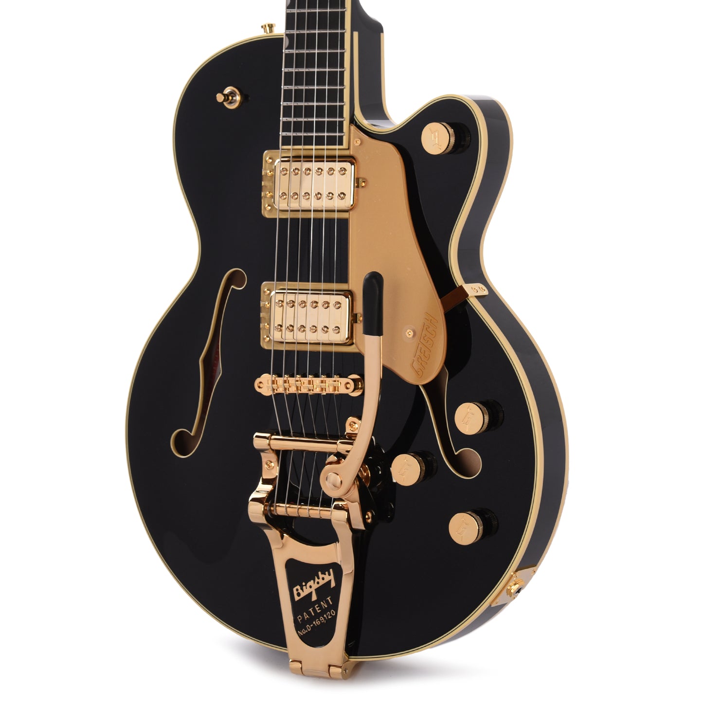 Gretsch Broadkaster Jr. LX Center Block with String-Thru Bigsby and Gold Hardware Midnight Sapphire Electric Guitars / Semi-Hollow
