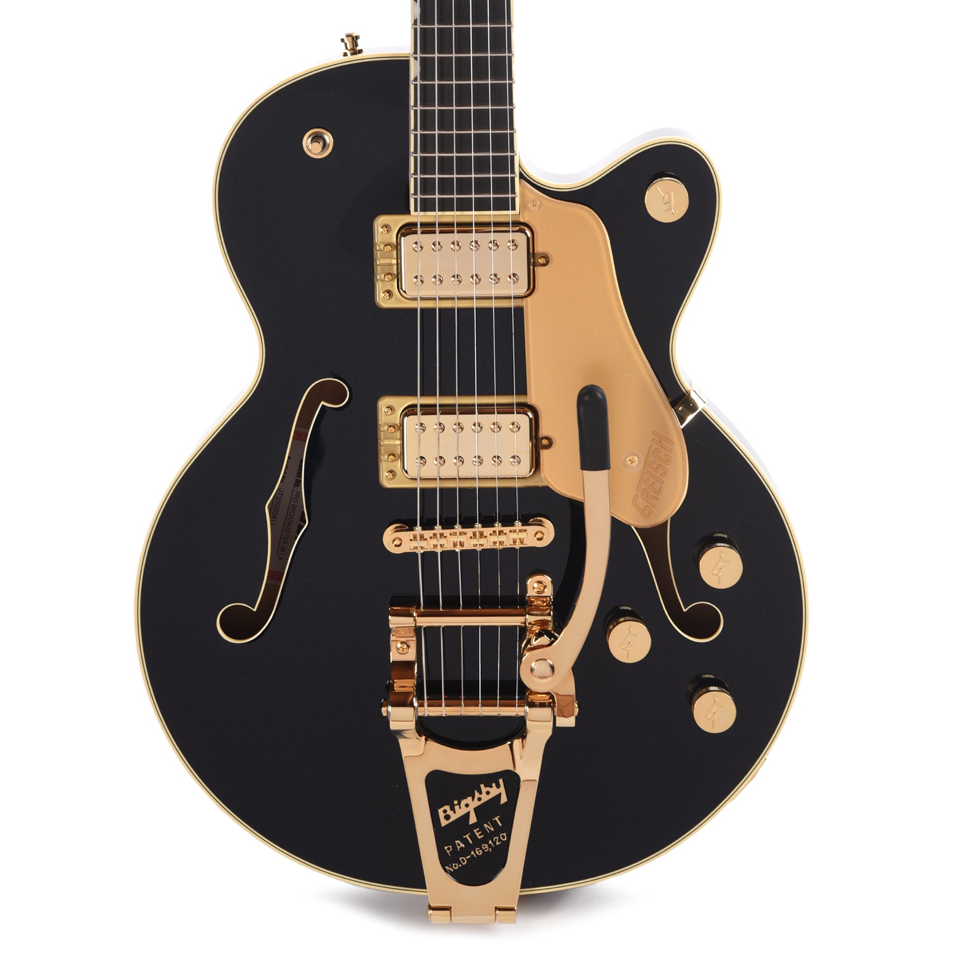 Gretsch Broadkaster Jr. LX Center Block with String-Thru Bigsby and Gold Hardware Midnight Sapphire Electric Guitars / Semi-Hollow