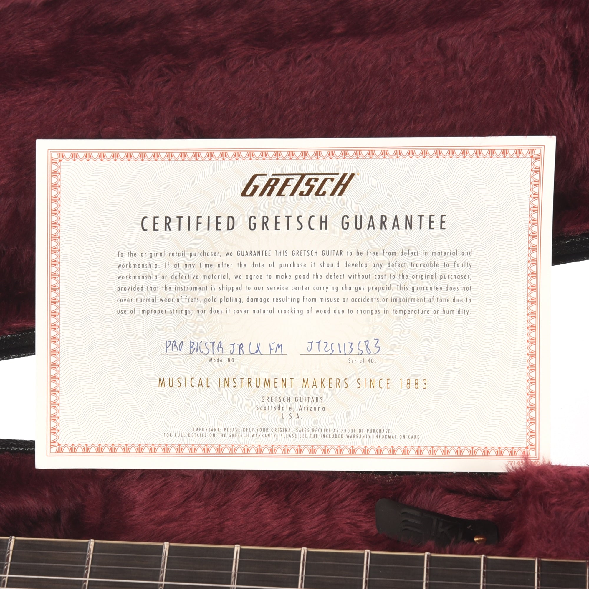 Gretsch Broadkaster Jr. LX Figured Center Block Caramel Dawn Gold Hardware w/String-Thru Bigsby Electric Guitars / Semi-Hollow
