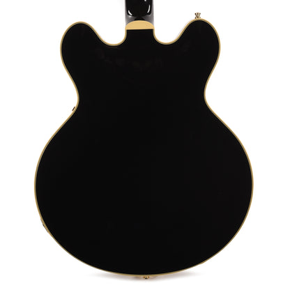 Gretsch Broadkaster LX Center Block with String-Thru Bigsby and Gold Hardware Black Electric Guitars / Semi-Hollow