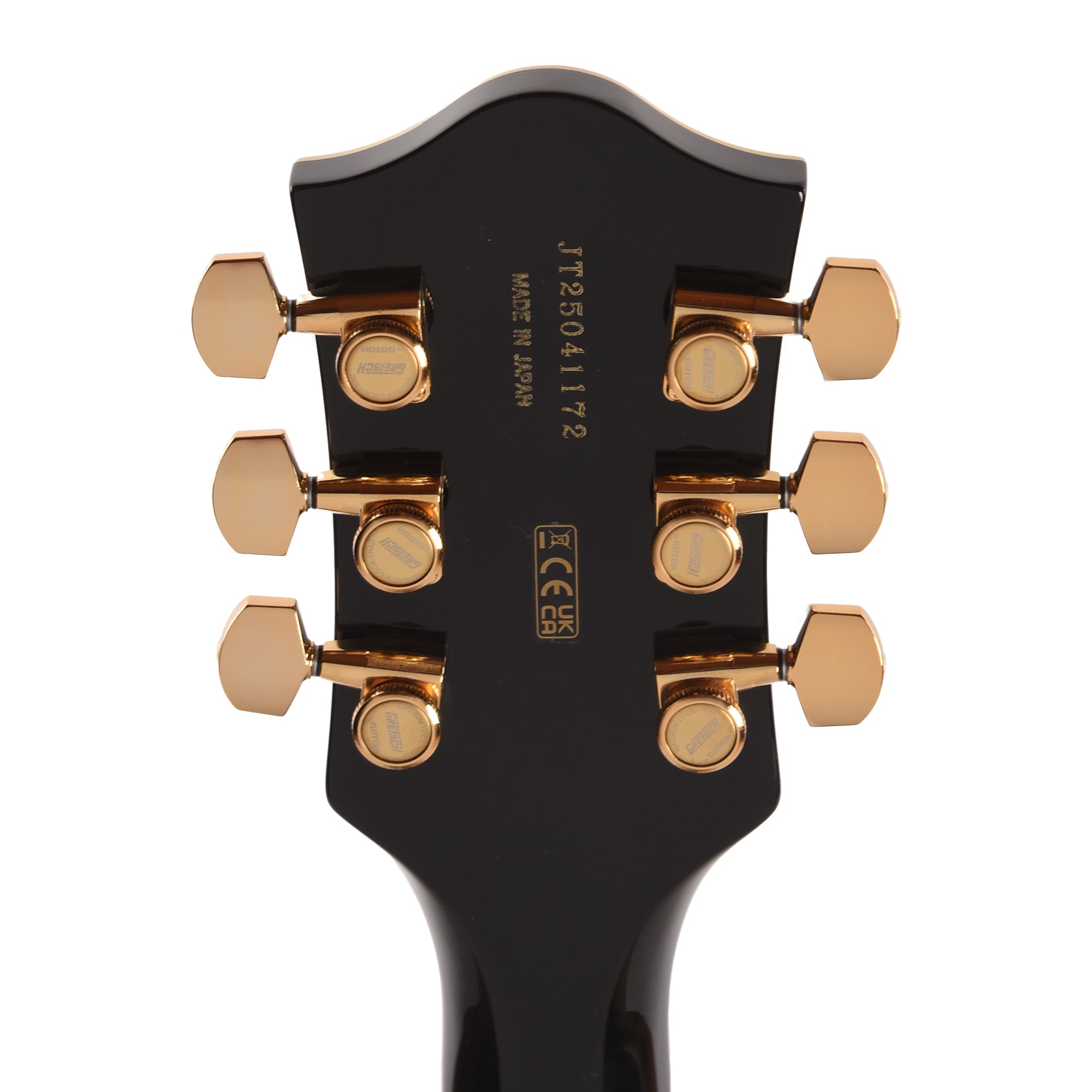 Gretsch Broadkaster LX Center Block with String-Thru Bigsby and Gold Hardware Black Electric Guitars / Semi-Hollow