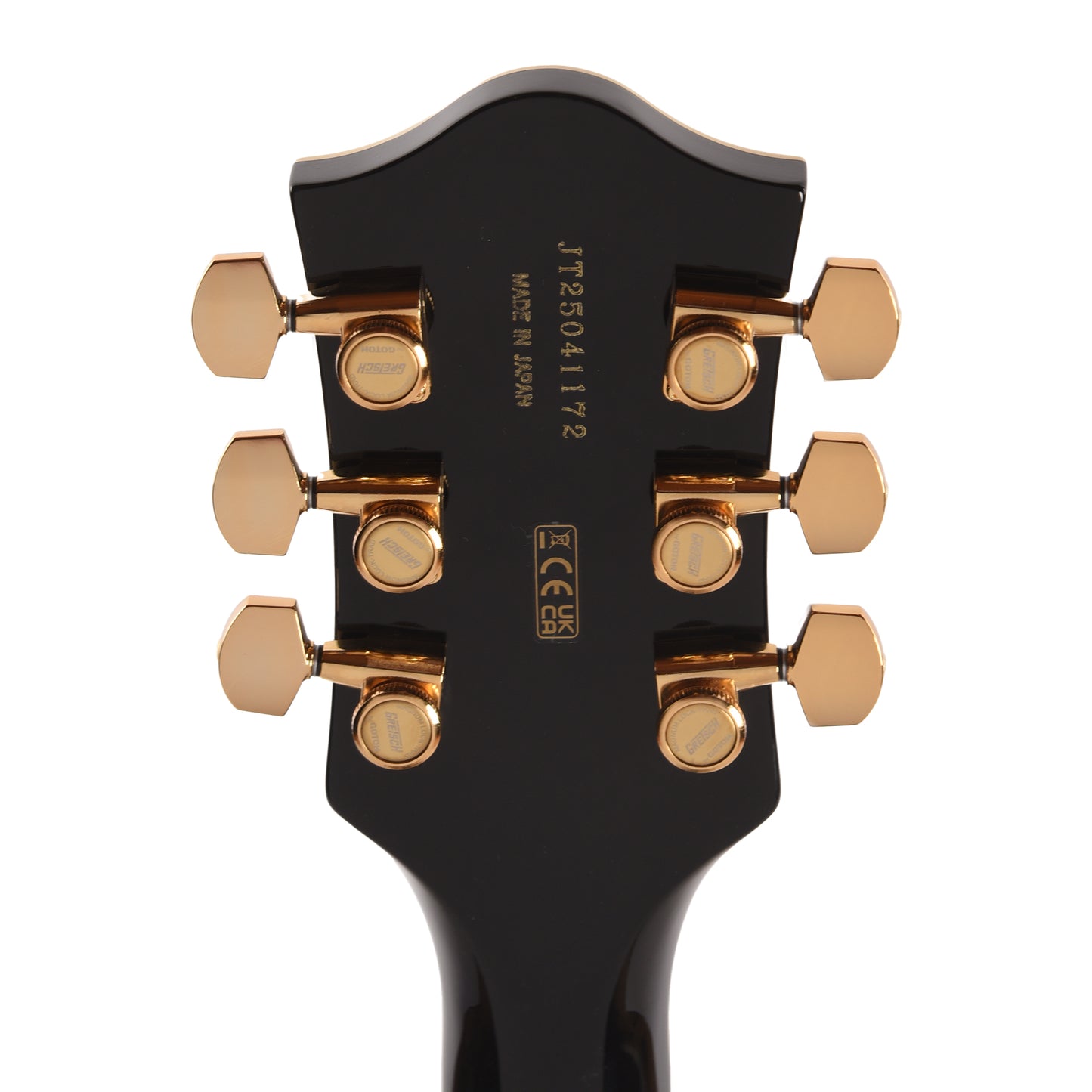 Gretsch Broadkaster LX Center Block with String-Thru Bigsby and Gold Hardware Black Electric Guitars / Semi-Hollow