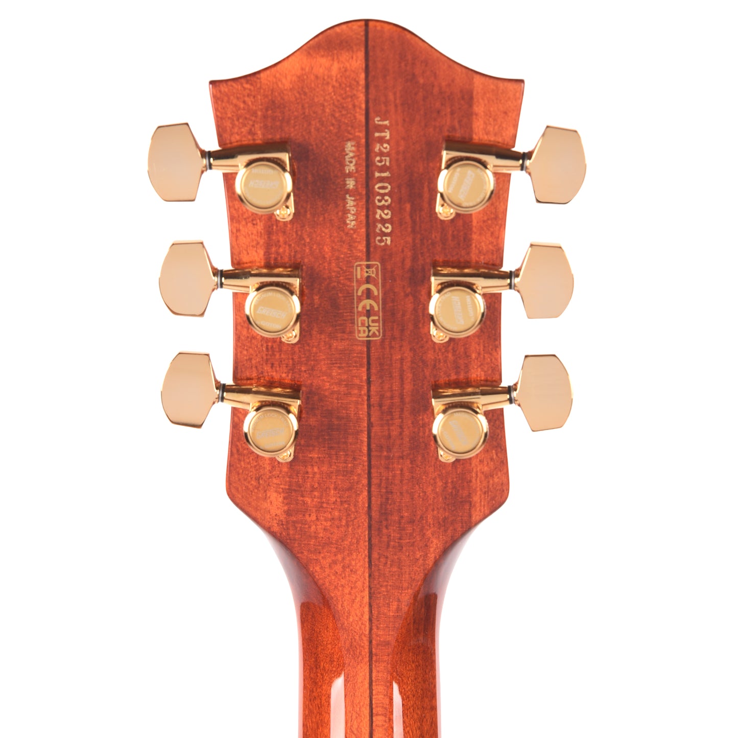 Gretsch Broadkaster LX Figured Center Block Bourbon Stain Gold Hardware w/String-Thru Bigsby Electric Guitars / Semi-Hollow