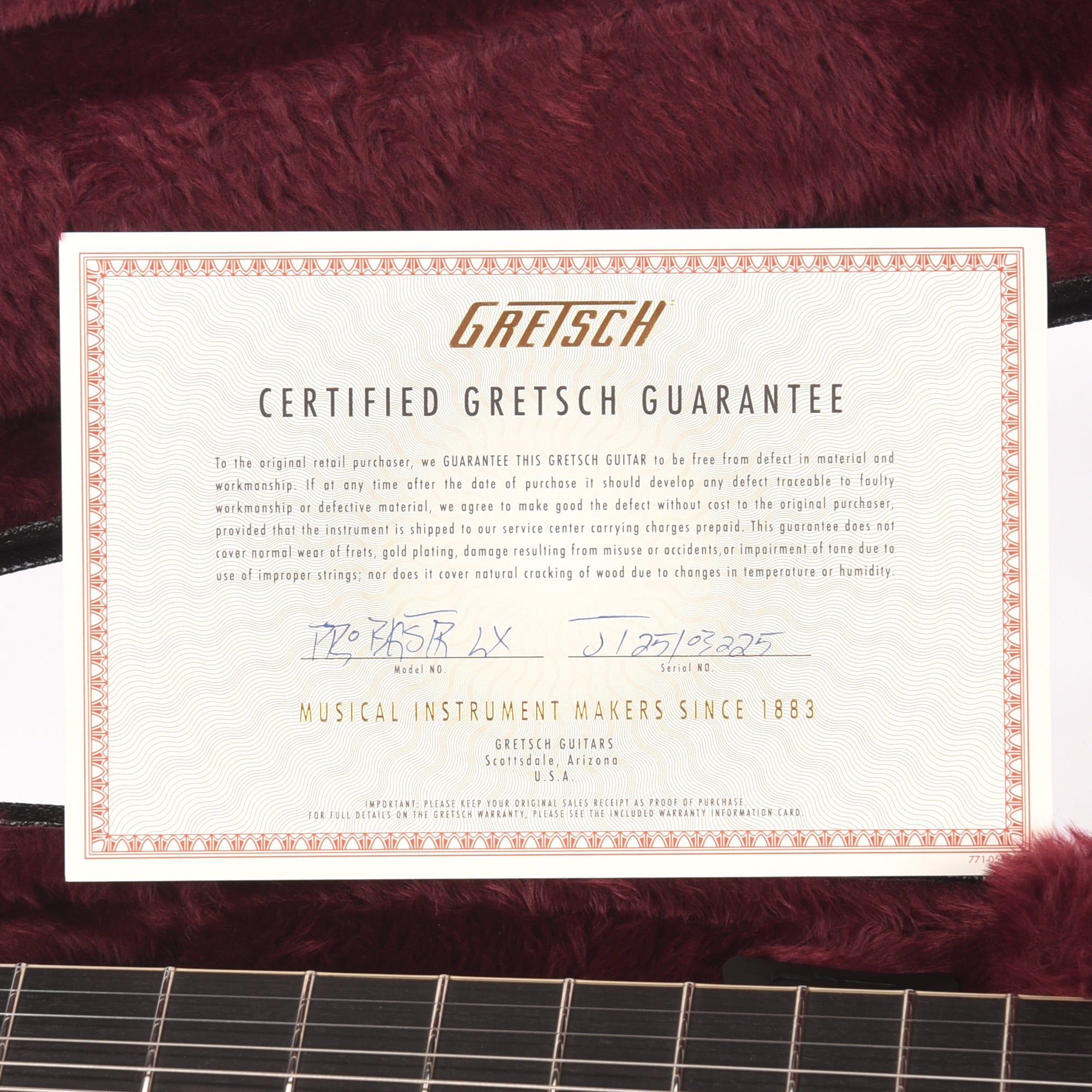 Gretsch Broadkaster LX Figured Center Block Bourbon Stain Gold Hardware w/String-Thru Bigsby Electric Guitars / Semi-Hollow