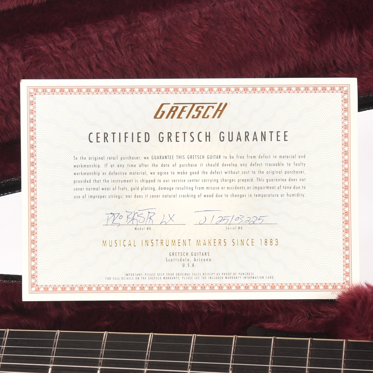 Gretsch Broadkaster LX Figured Center Block Bourbon Stain Gold Hardware w/String-Thru Bigsby Electric Guitars / Semi-Hollow