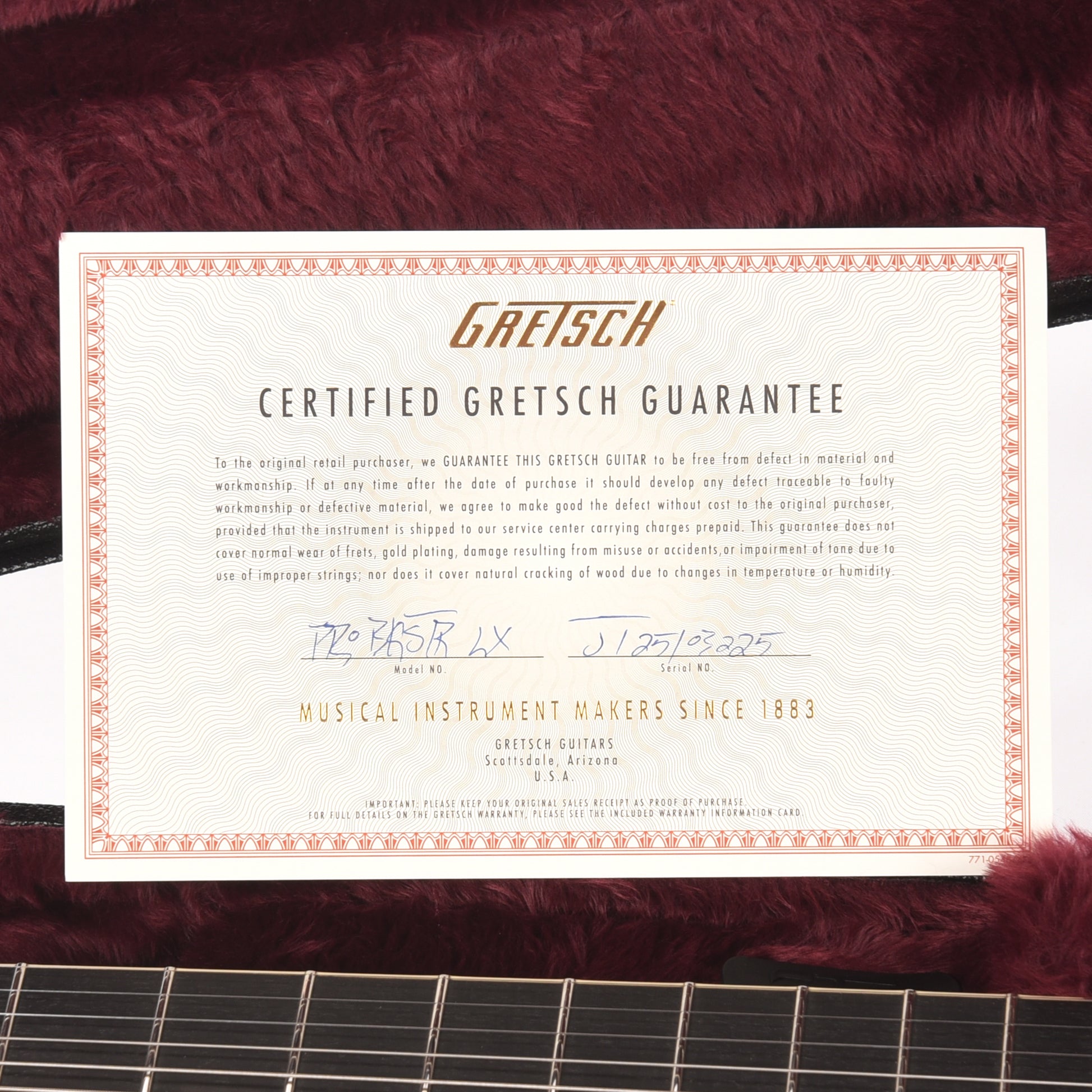 Gretsch Broadkaster LX Figured Center Block Bourbon Stain Gold Hardware w/String-Thru Bigsby Electric Guitars / Semi-Hollow