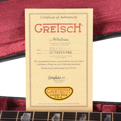 Gretsch Custom Shop G6136-55 Black Falcon NOS Aged Black Master Built by Chad Henrichsen Electric Guitars / Semi-Hollow