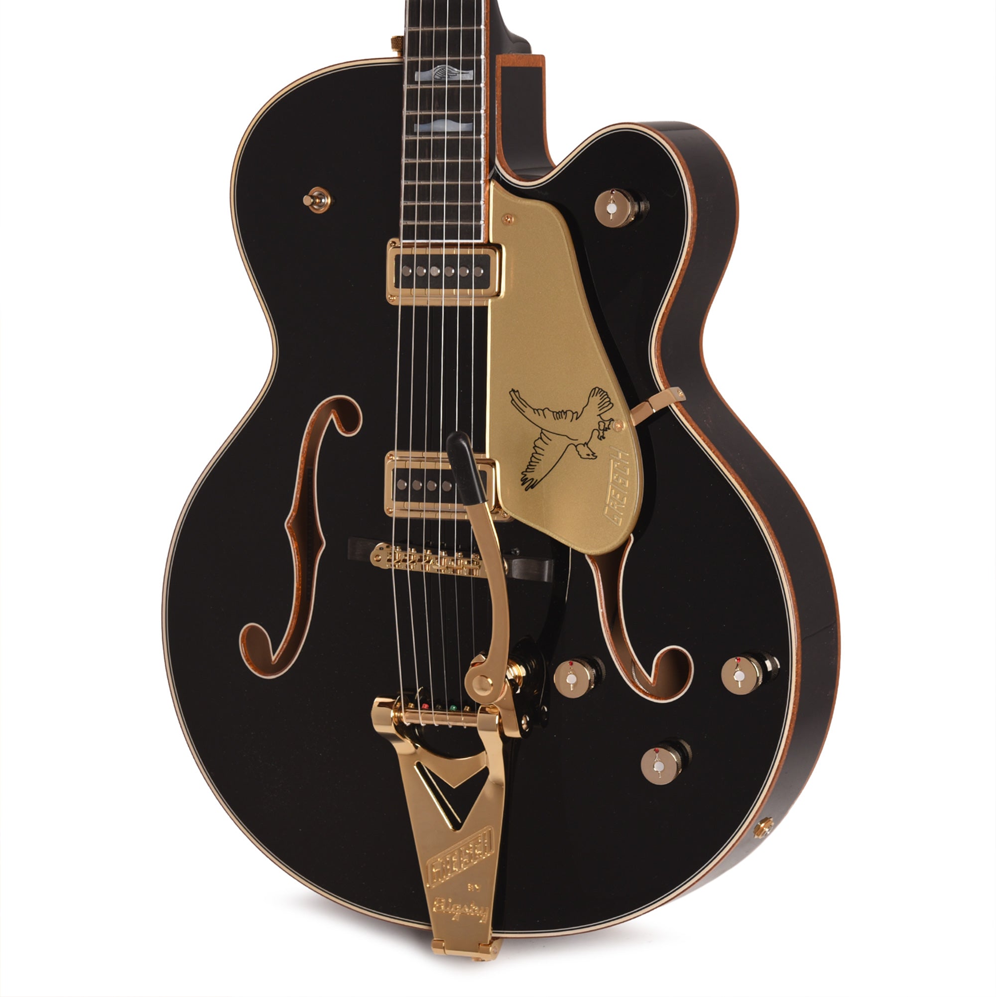Gretsch Custom Shop G6136-55 Black Falcon NOS Aged Black Master Built by Chad Henrichsen Electric Guitars / Semi-Hollow