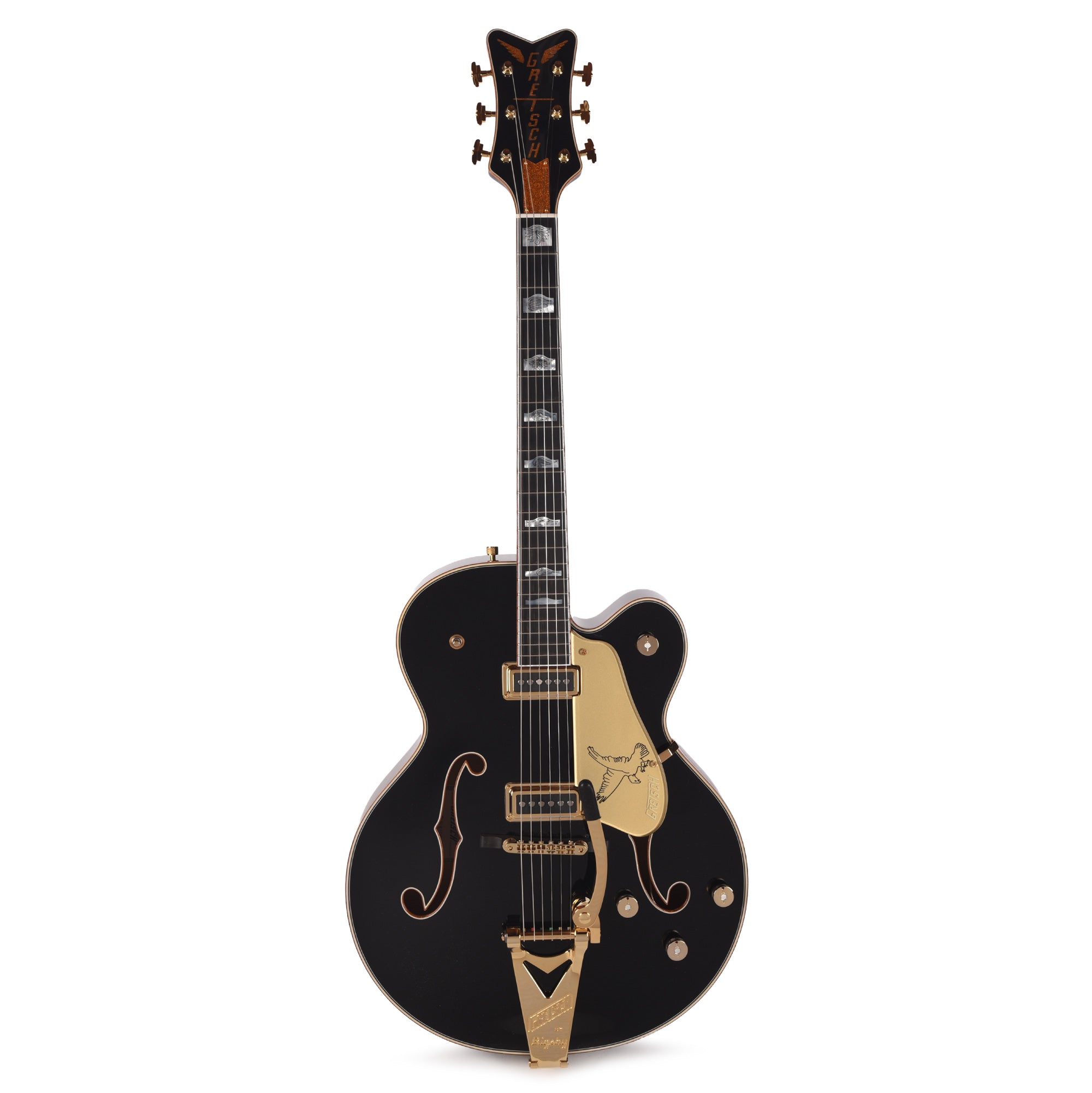 Gretsch Custom Shop G6136-55 Black Falcon NOS Aged Black Master Built by Chad Henrichsen Electric Guitars / Semi-Hollow